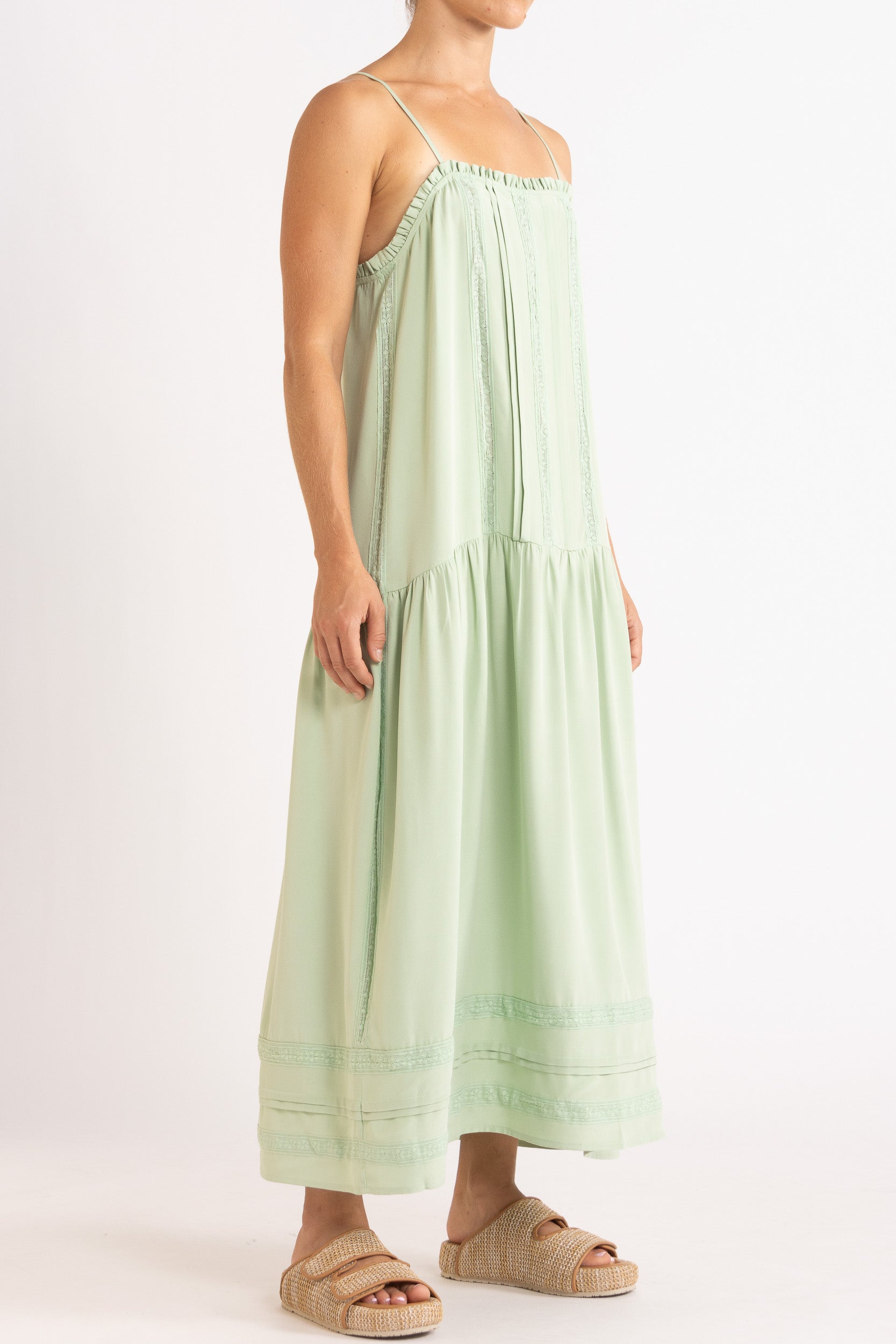 Albrey Silk Crepe Dress