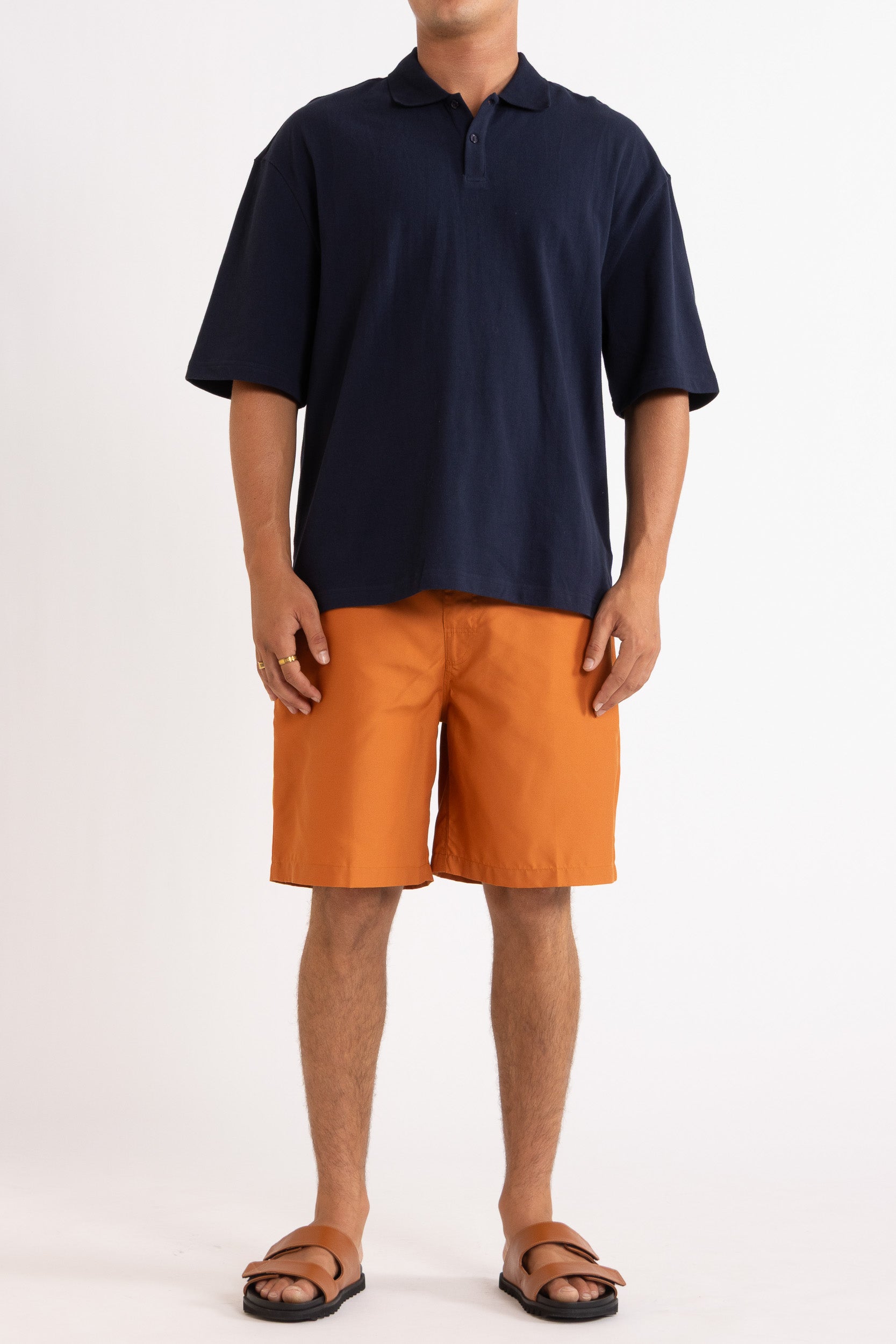 Kyoto Cotton Piquet Oversized Polo