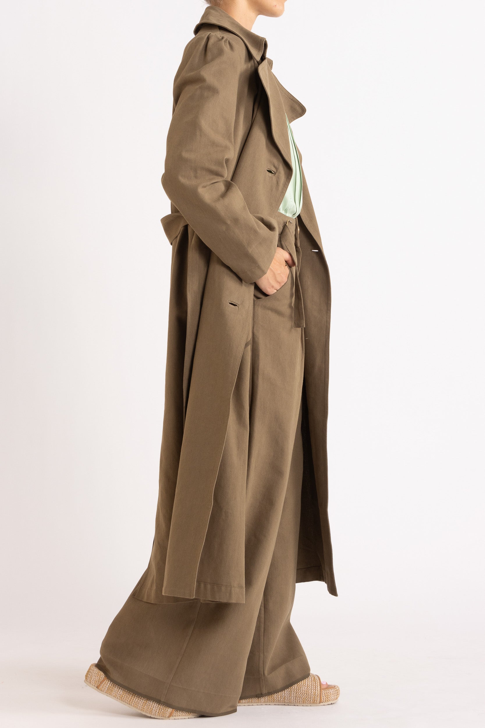 Monika Tencel-Cotton Trench