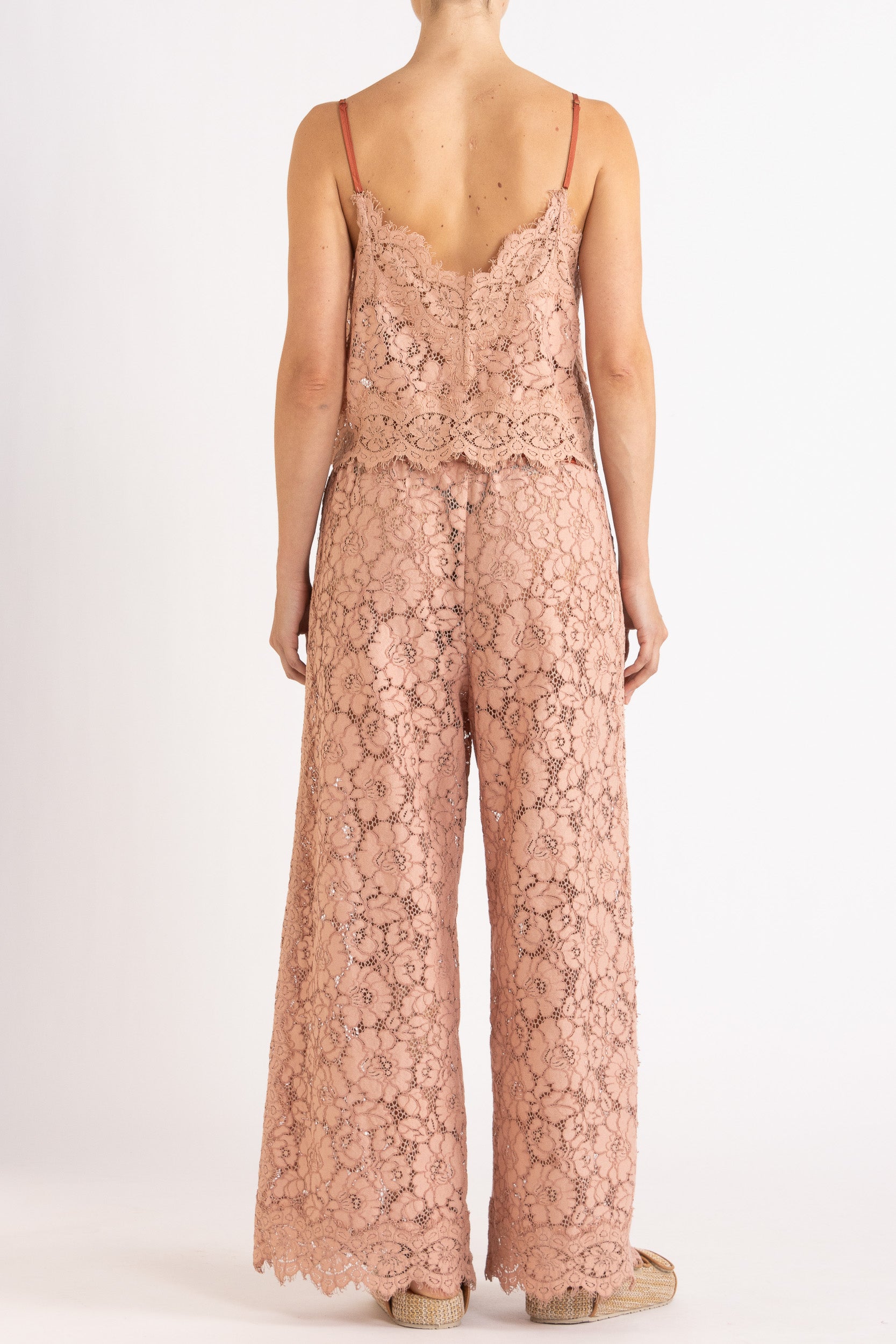 Tilly V Neck Lace Cami