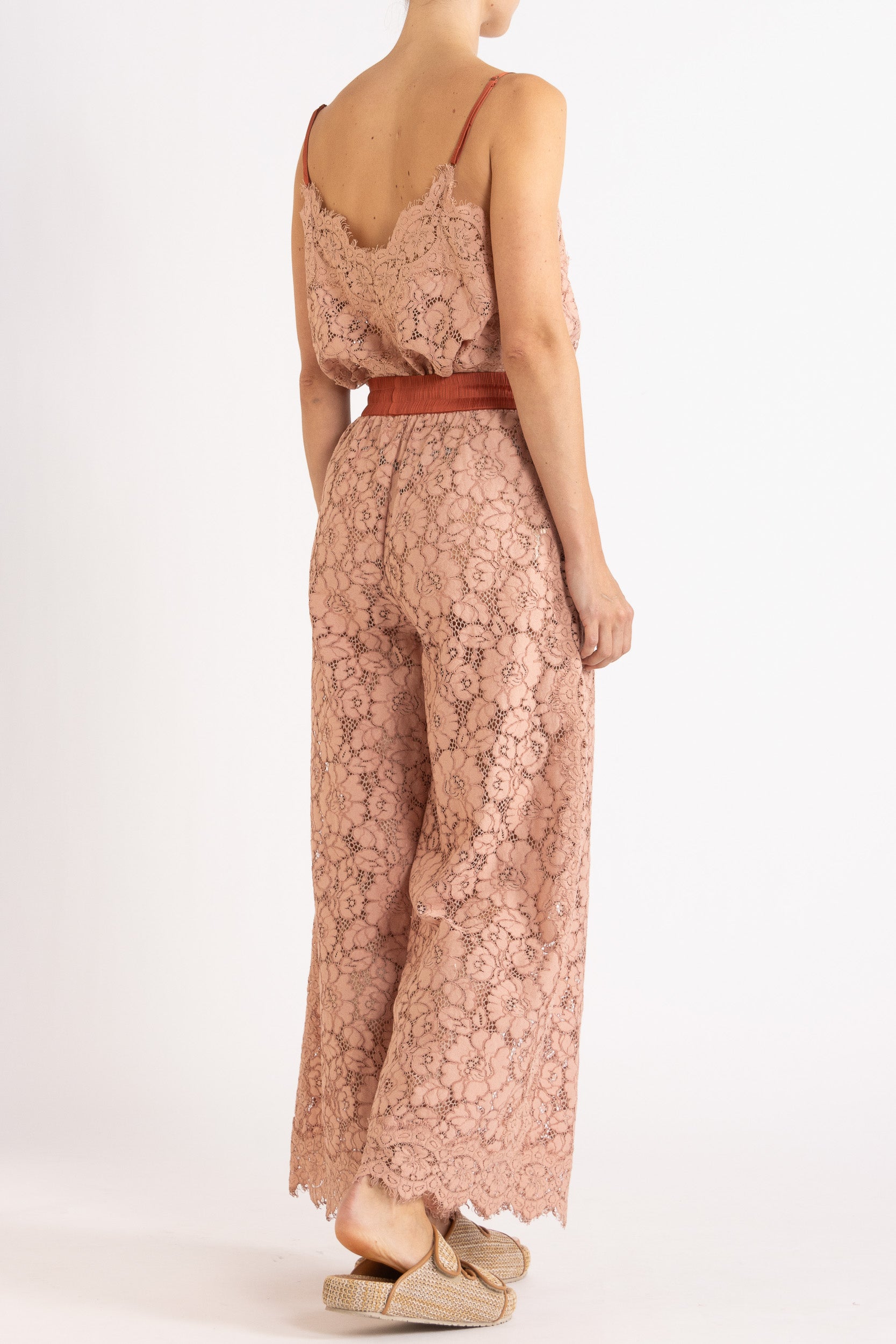 Tilly Wide Leg Lace Pant