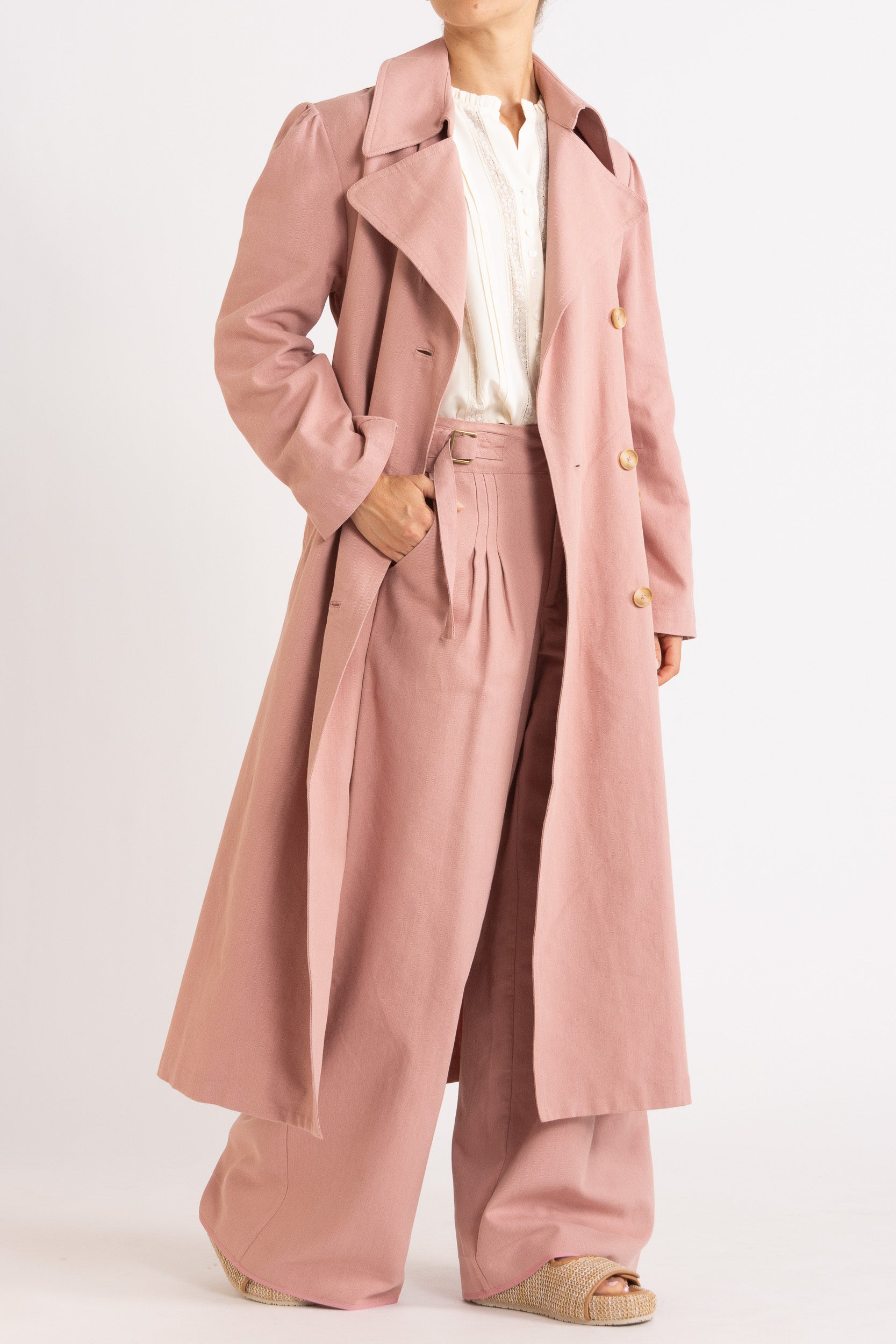 Monika Tencel-Cotton Trench