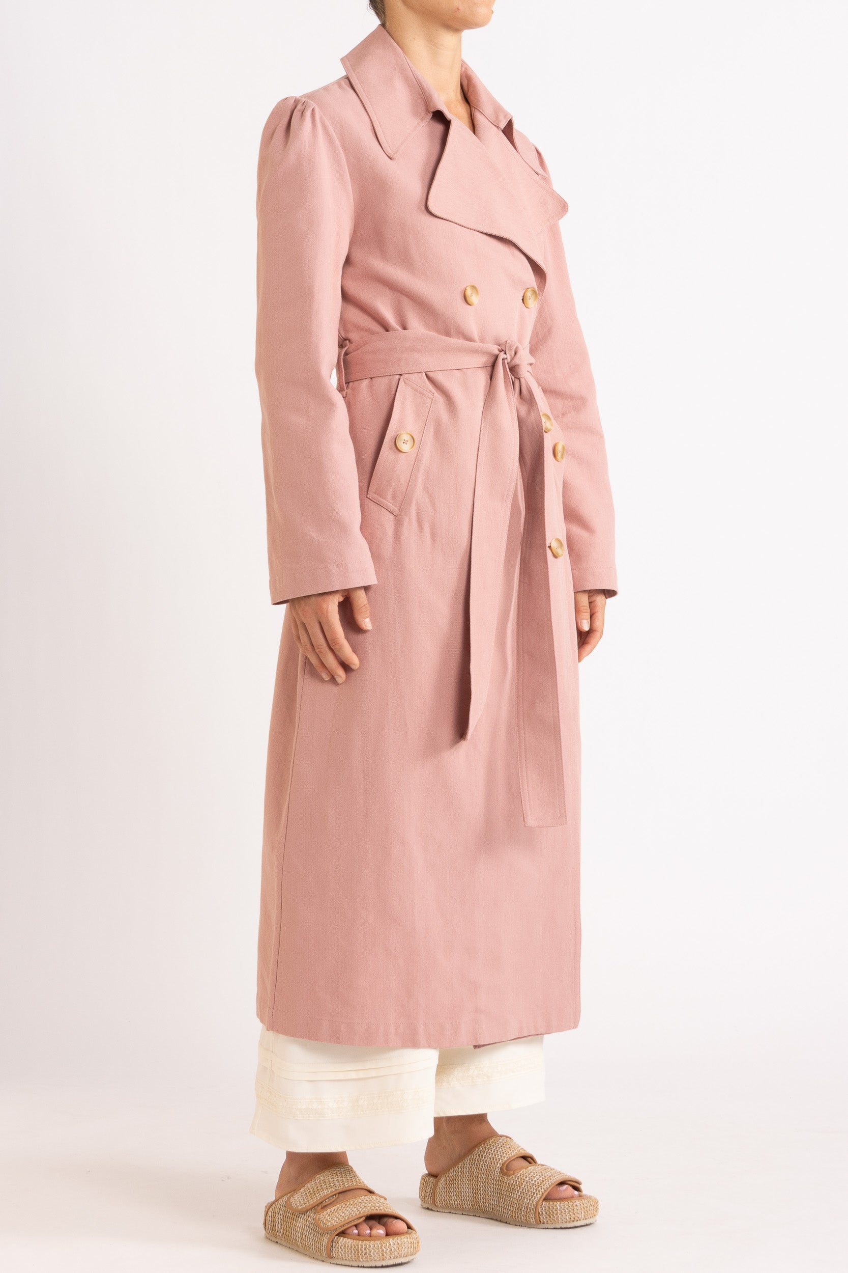 Monika Tencel-Cotton Trench