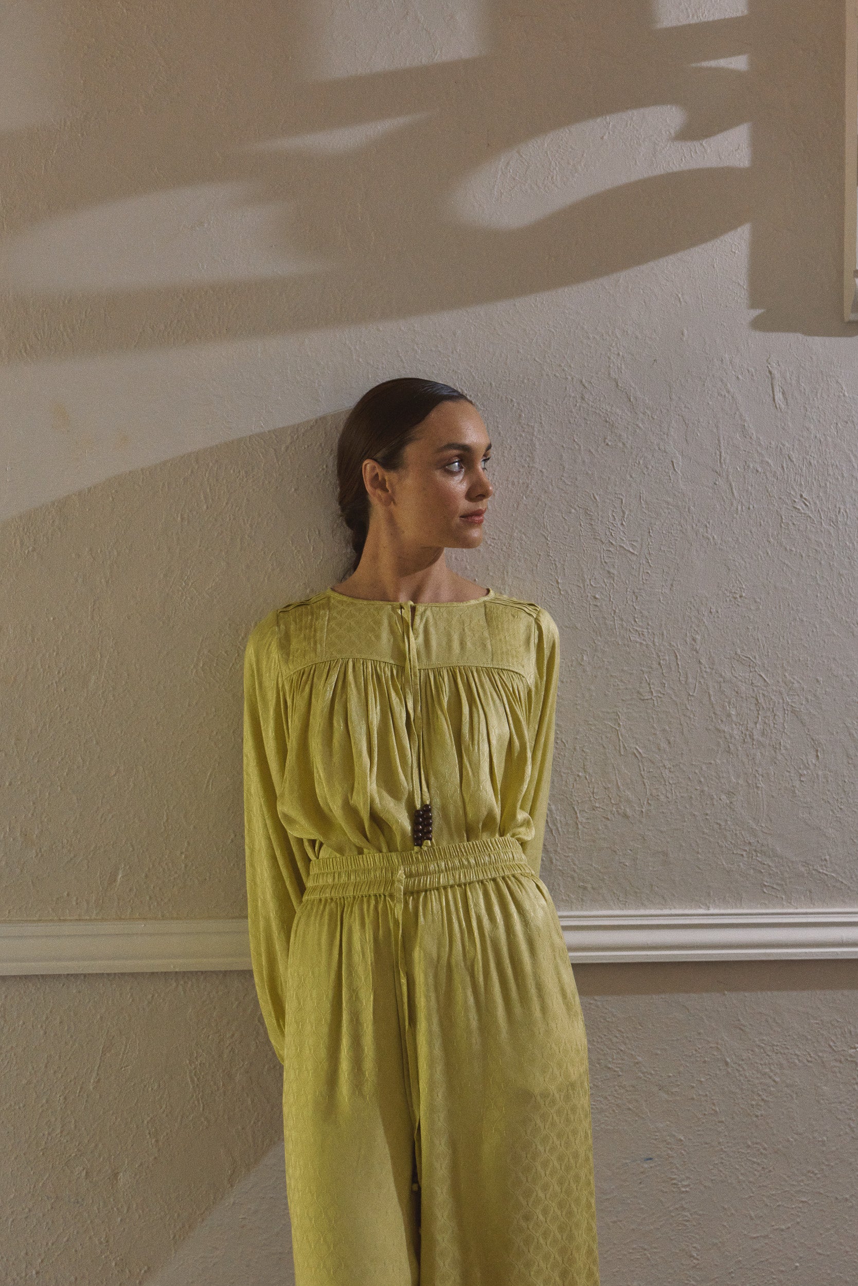 Sierra Jacquard Long Sleeve Top