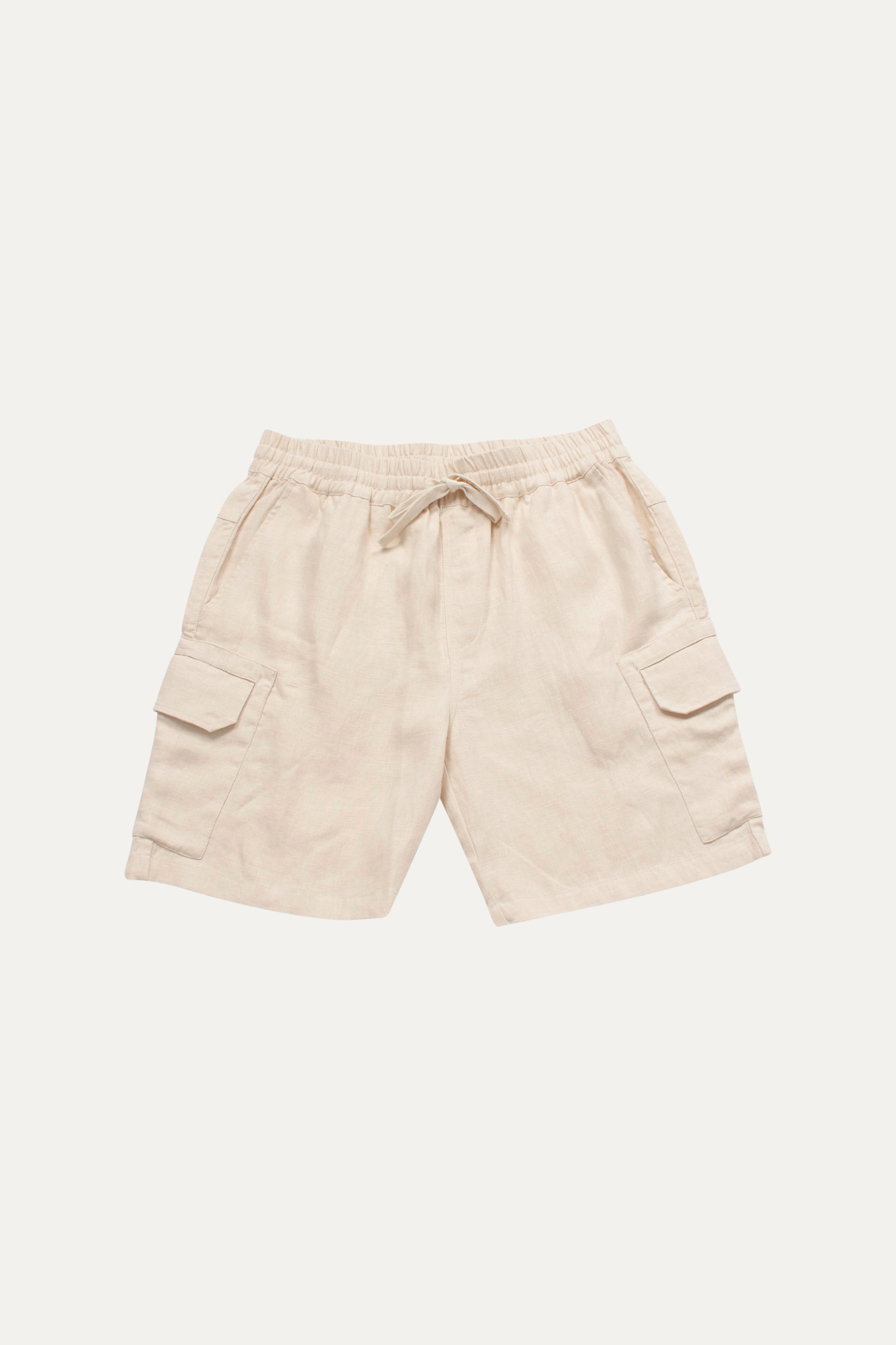 Elijah Relaxed Linen Cargo Short