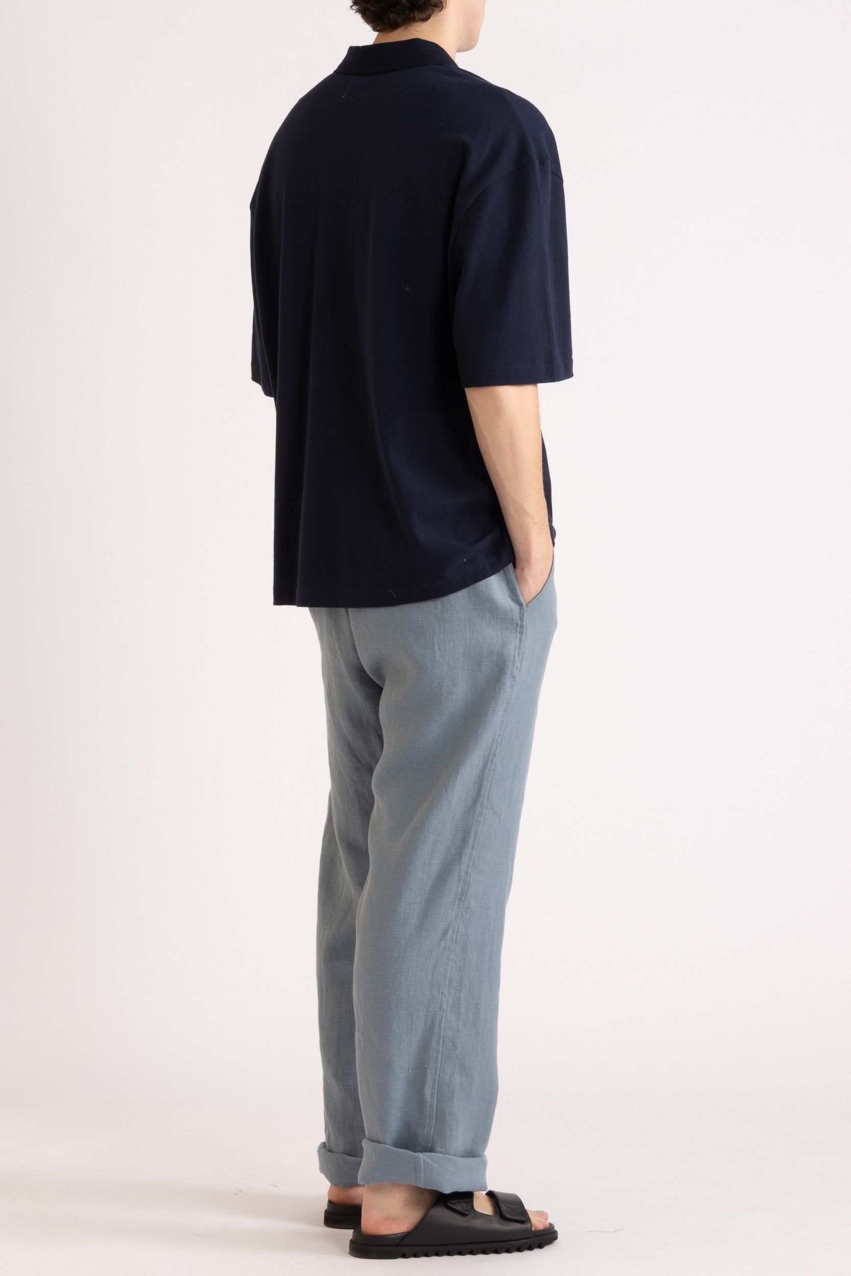 Toby Linen Drawstring Pant