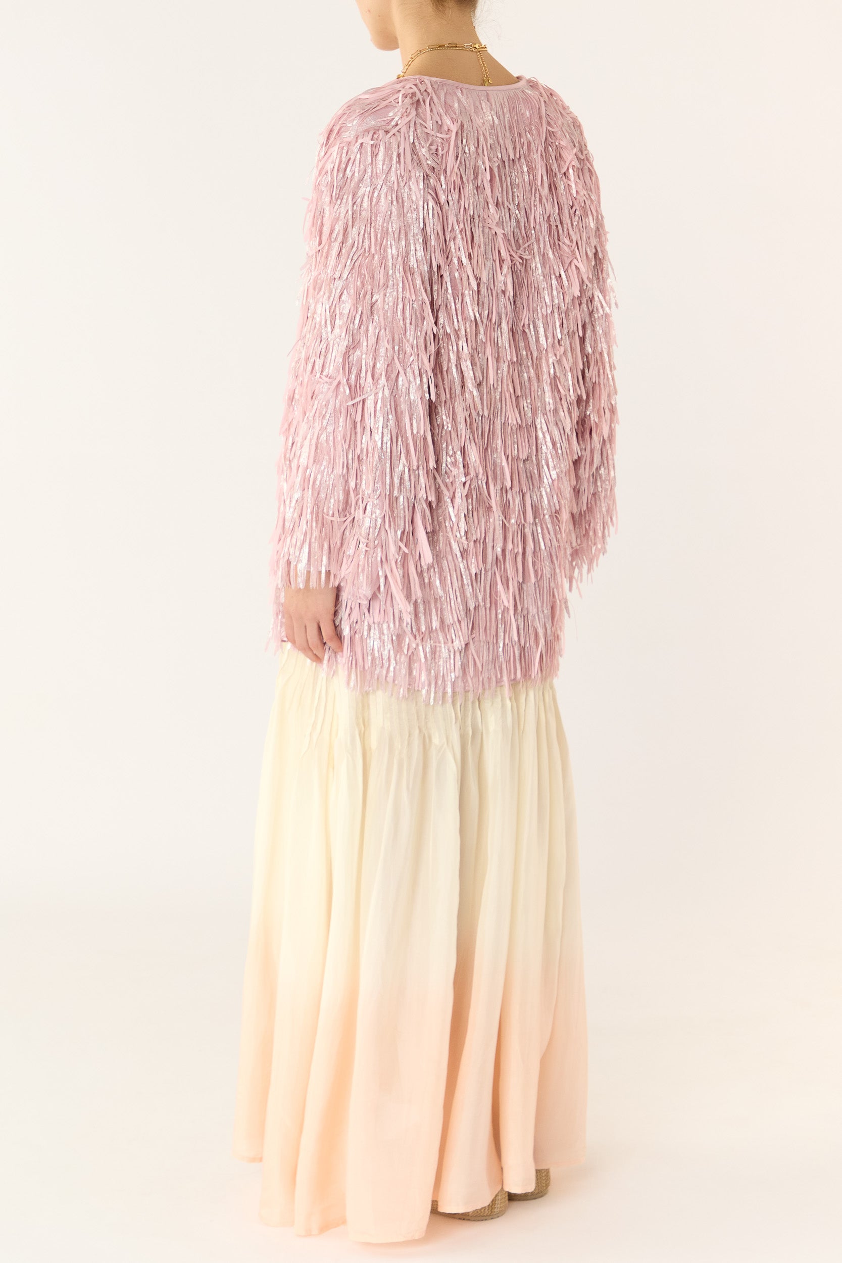 Anna Mae Metallic Tassel Jacket