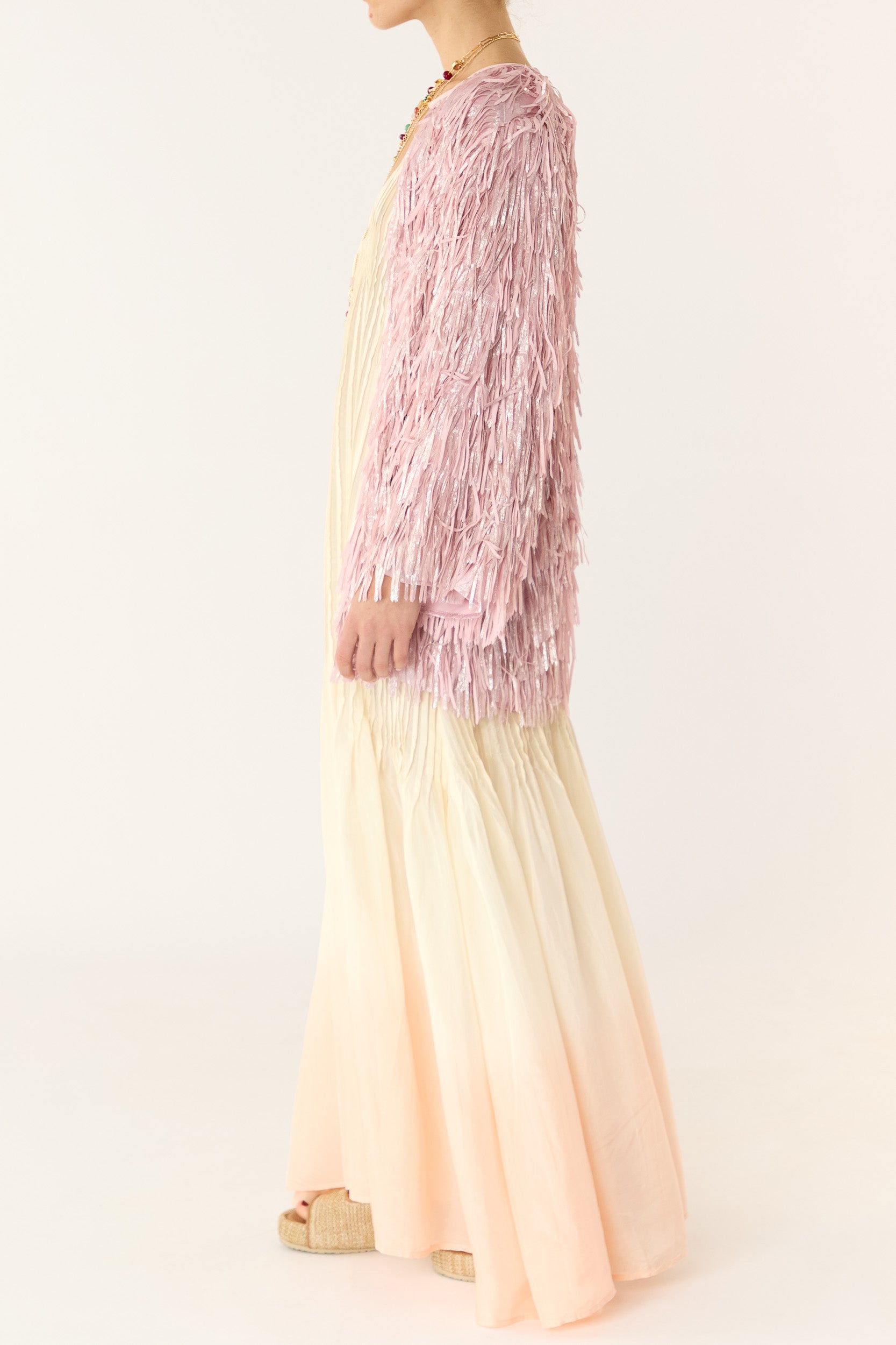 Anna Mae Metallic Tassel Jacket