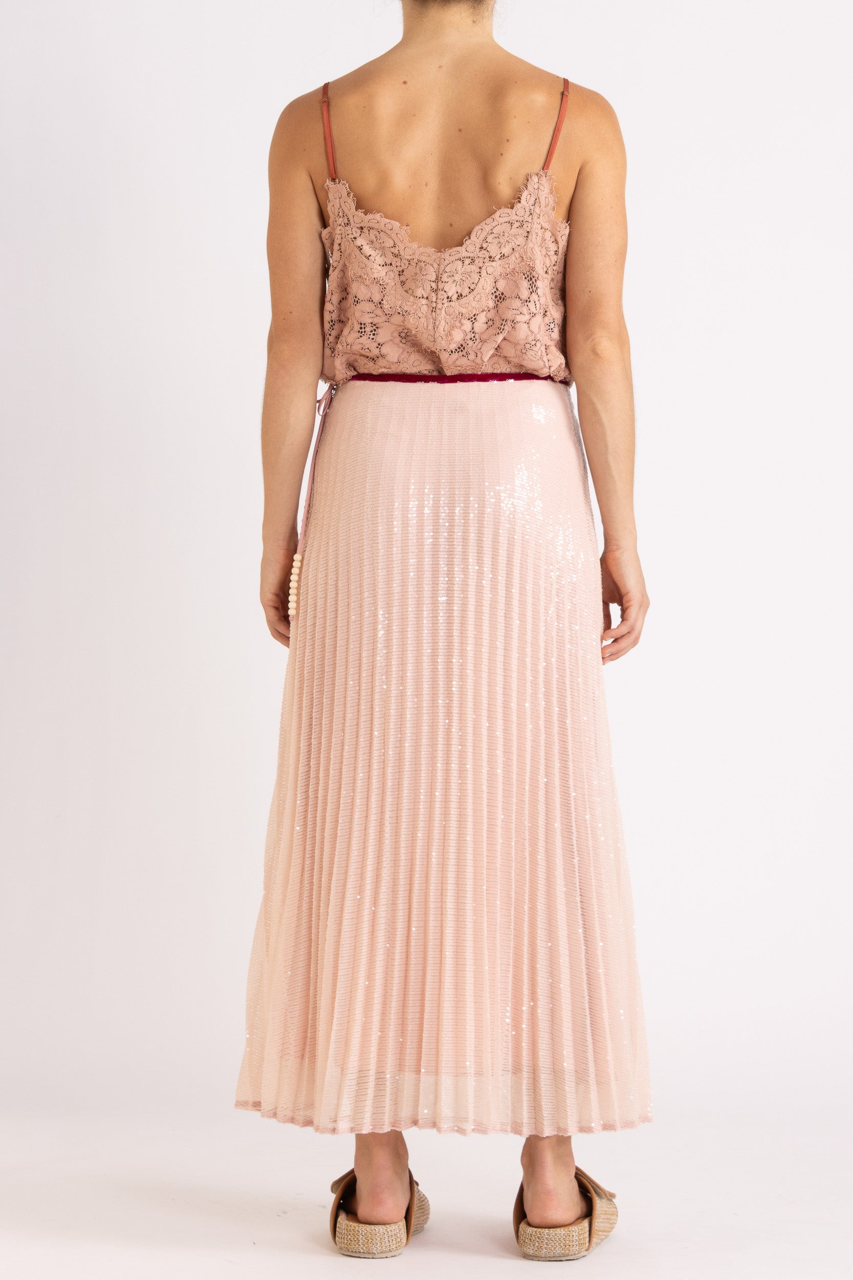 Tilly V Neck Lace Cami