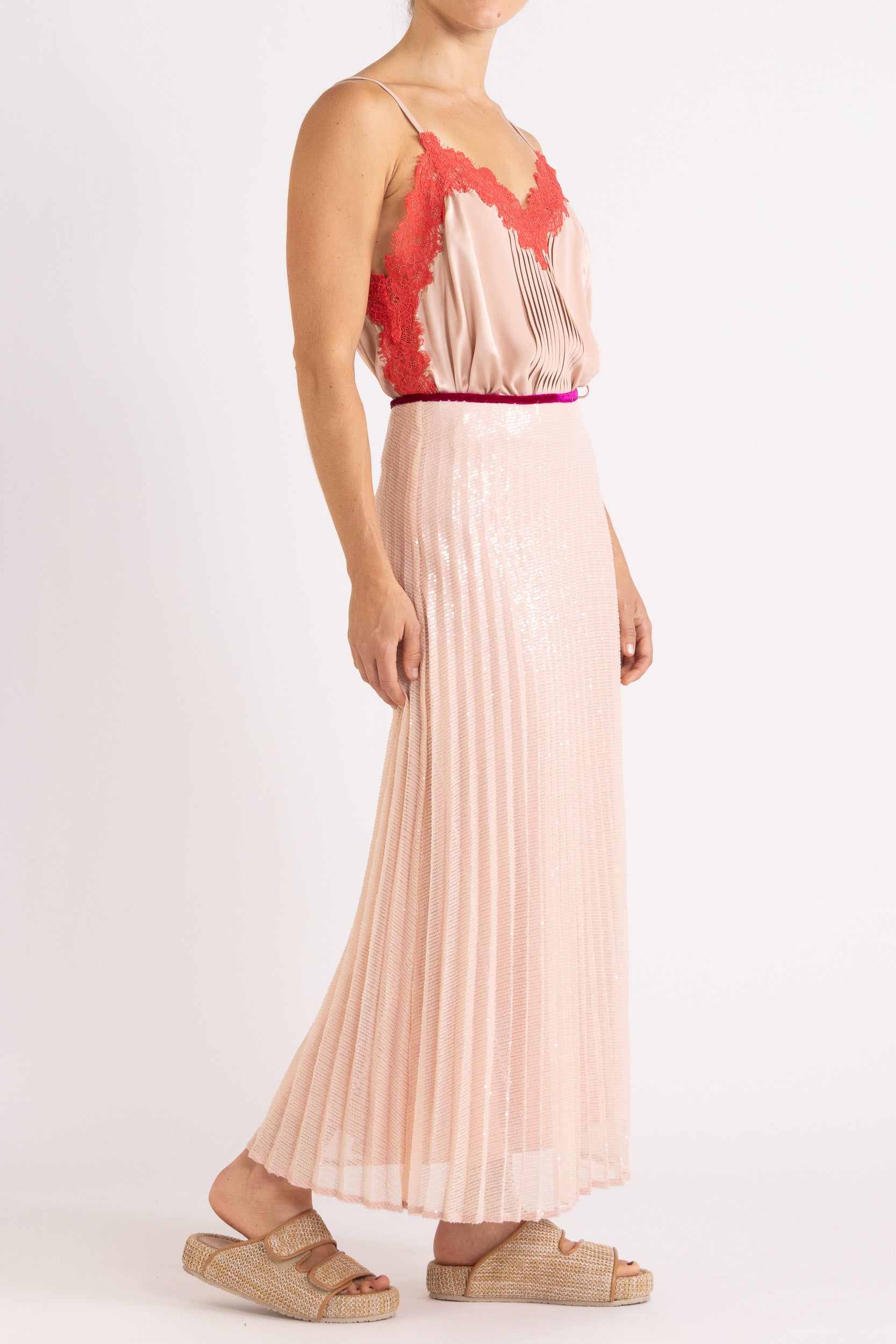 Brodie Silk & Lace Cami