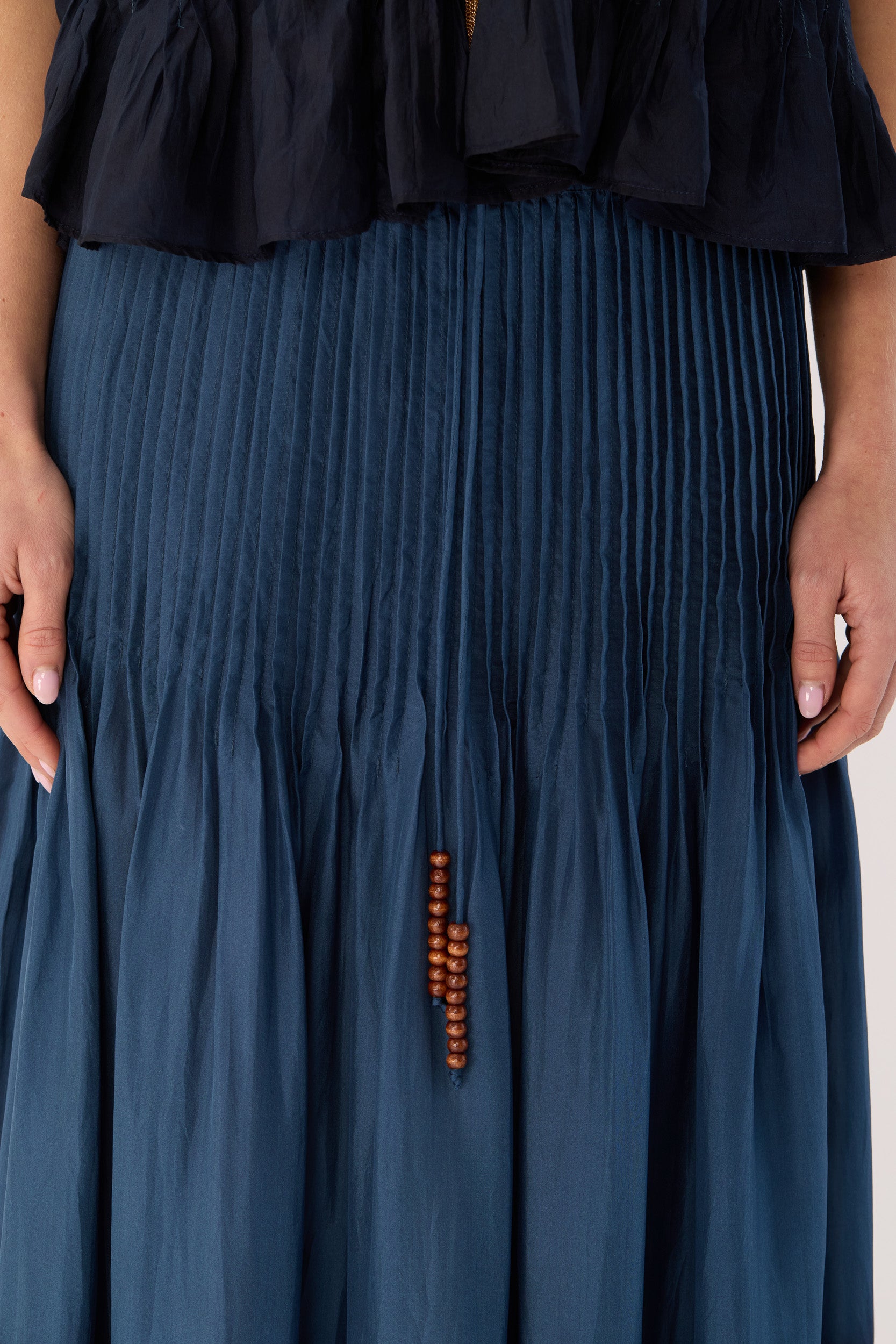 Ottavia Silk Dip-Dye Skirt