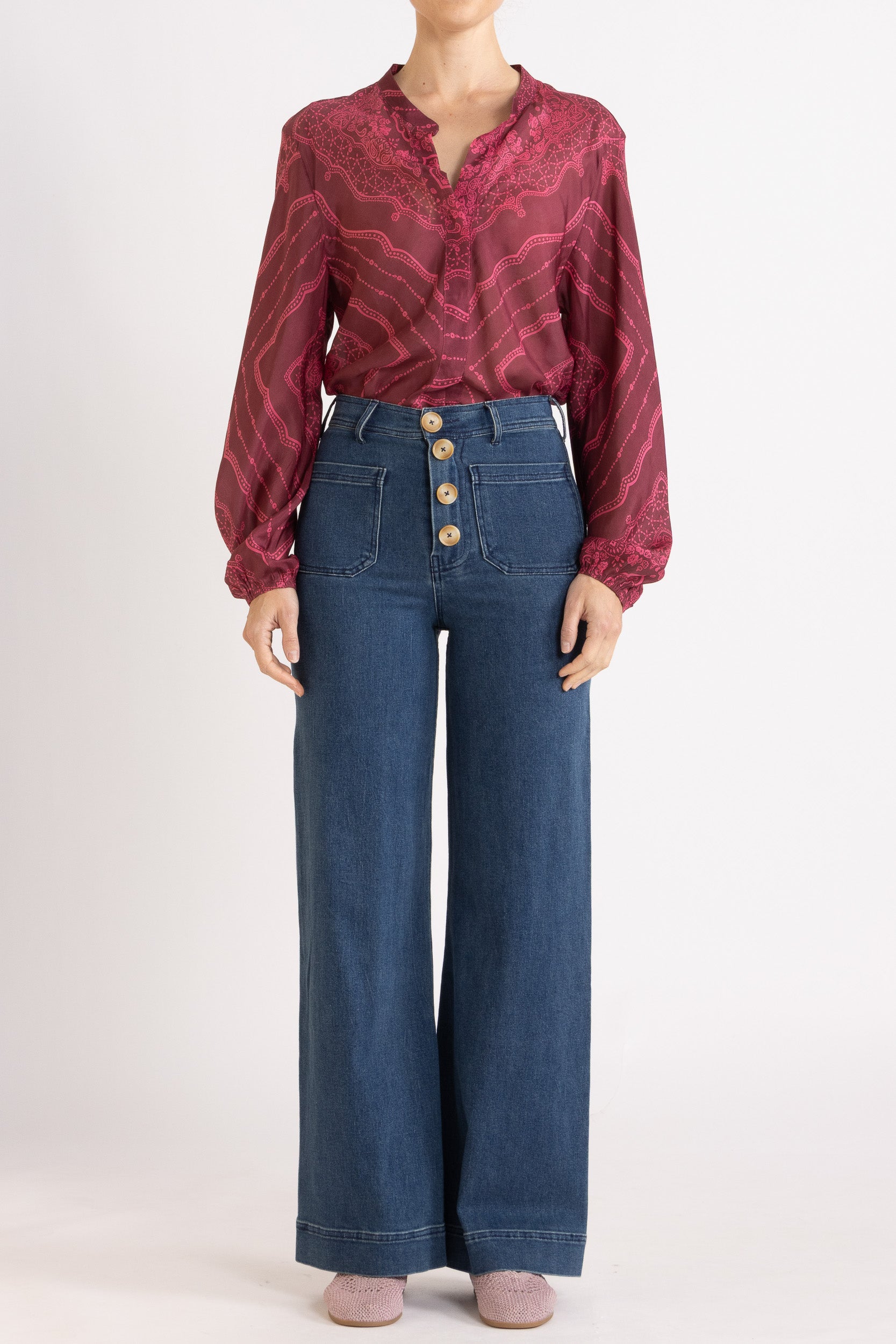 Smith High Rise Flare Jean