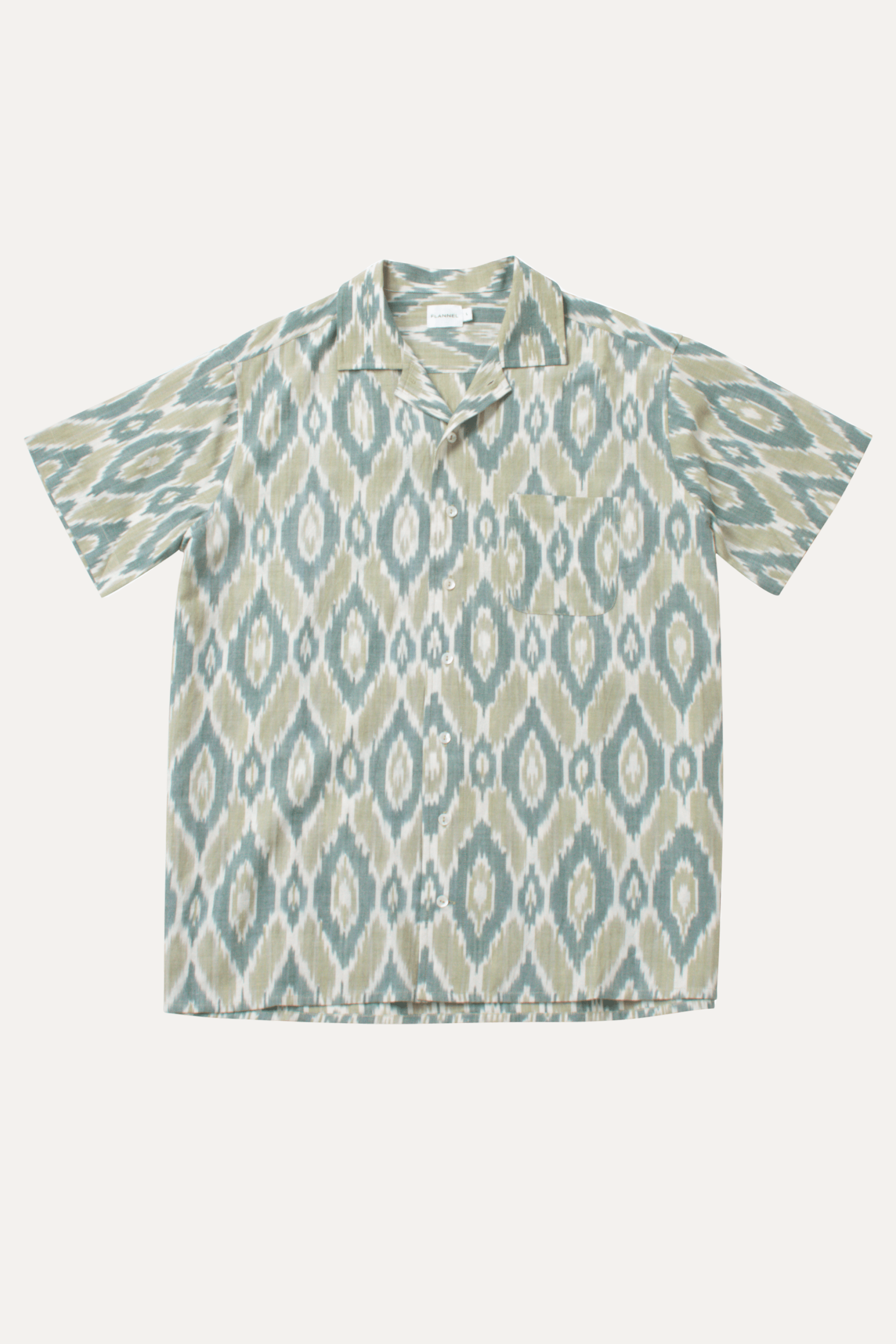 Ronnie Cotton Ikat Weave Short Sleeve Shirt