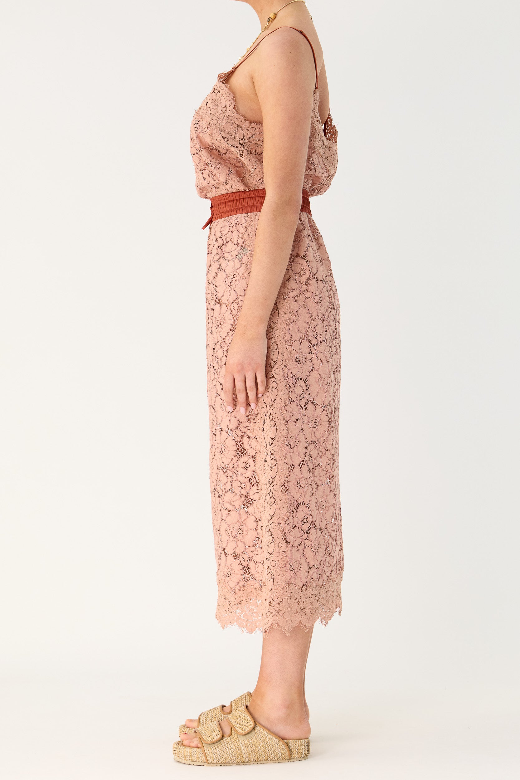 Tilly V Neck Lace Cami
