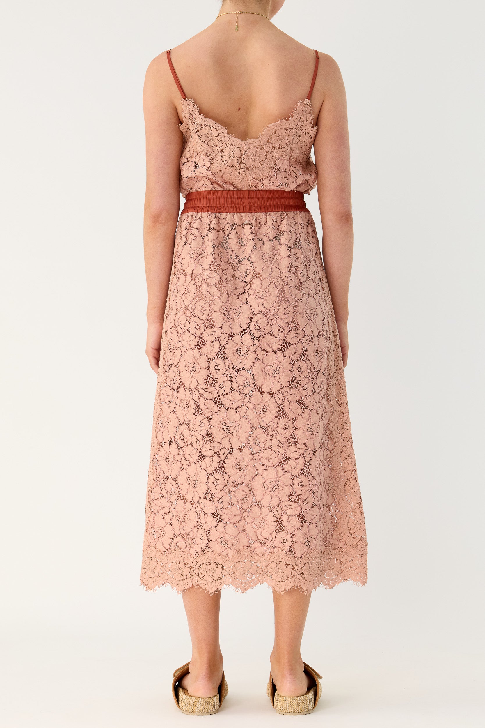 Tilly V Neck Lace Cami
