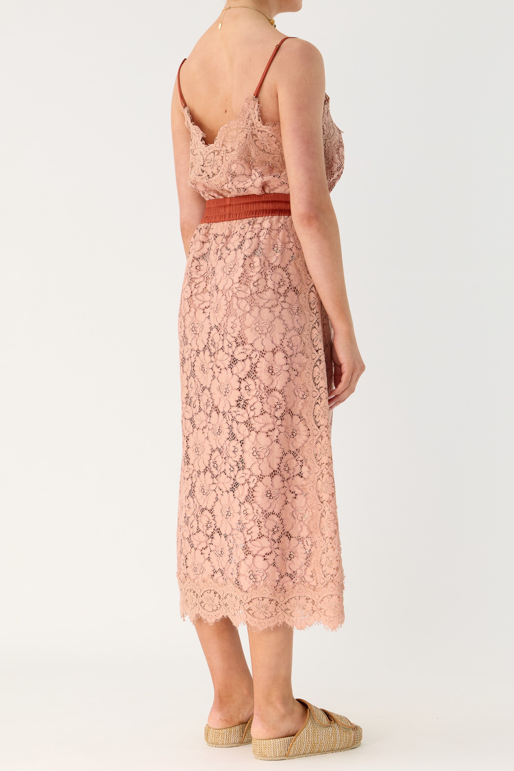 Tilly V Neck Lace Cami