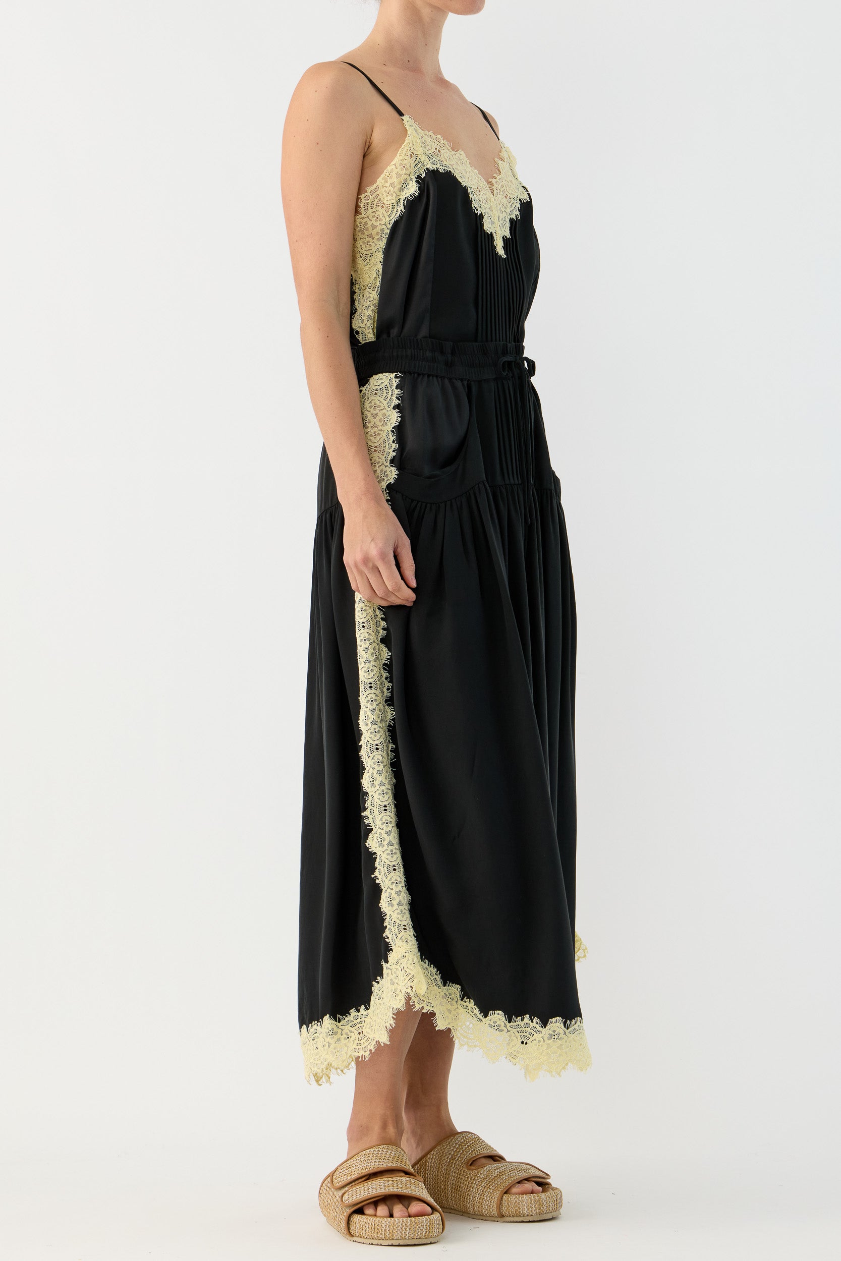 Brodie Silk & Lace Skirt