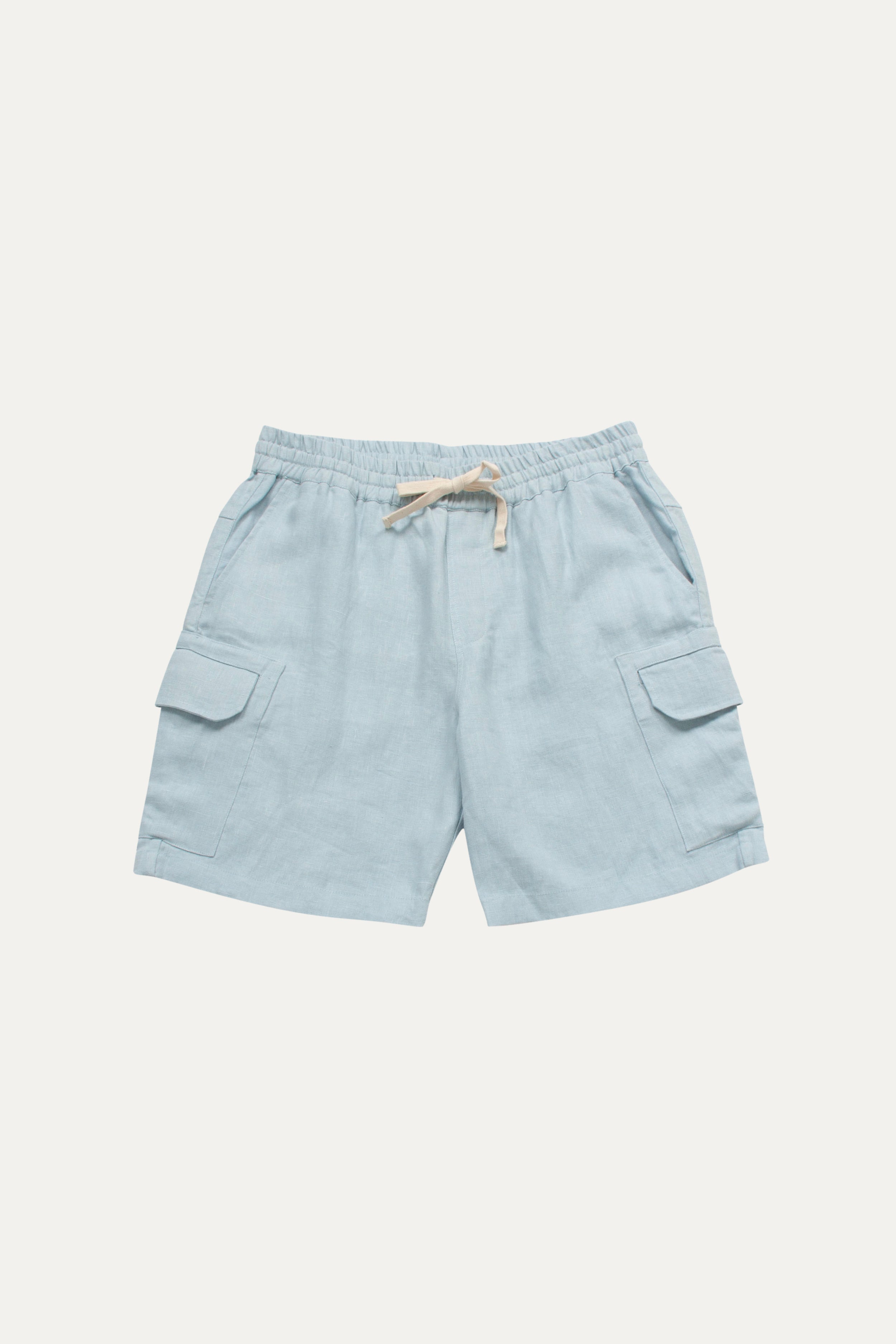 Elijah Relaxed Linen Cargo Short