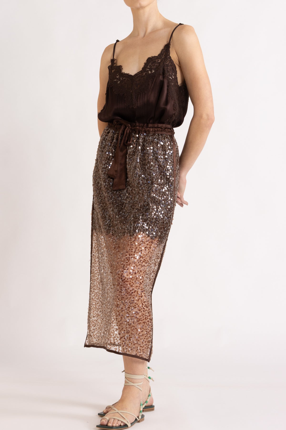 Skyler Sequin Skirt