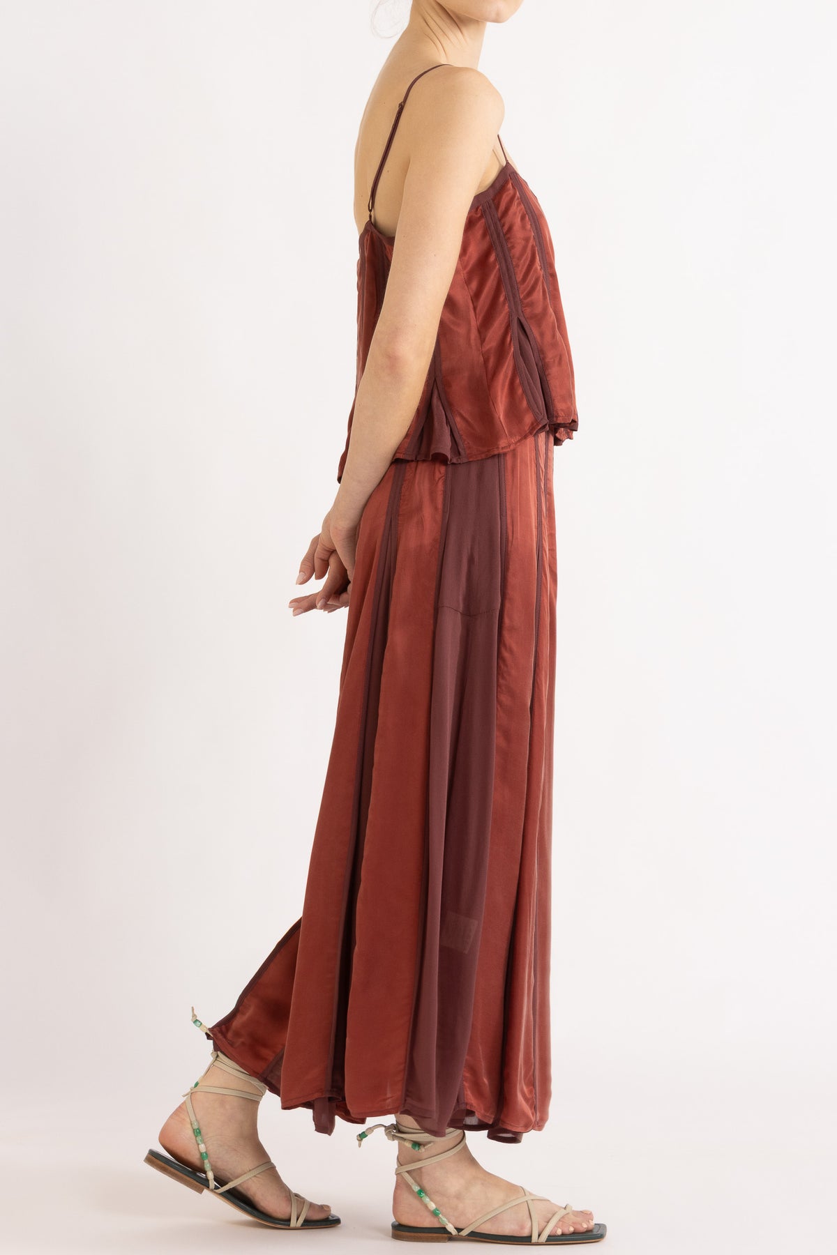 Evara Box Pleat Skirt