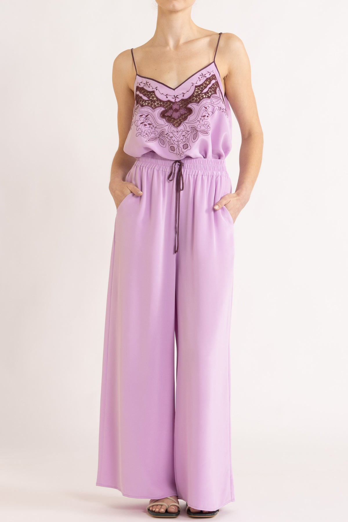 Lina Silk Crepe Cami