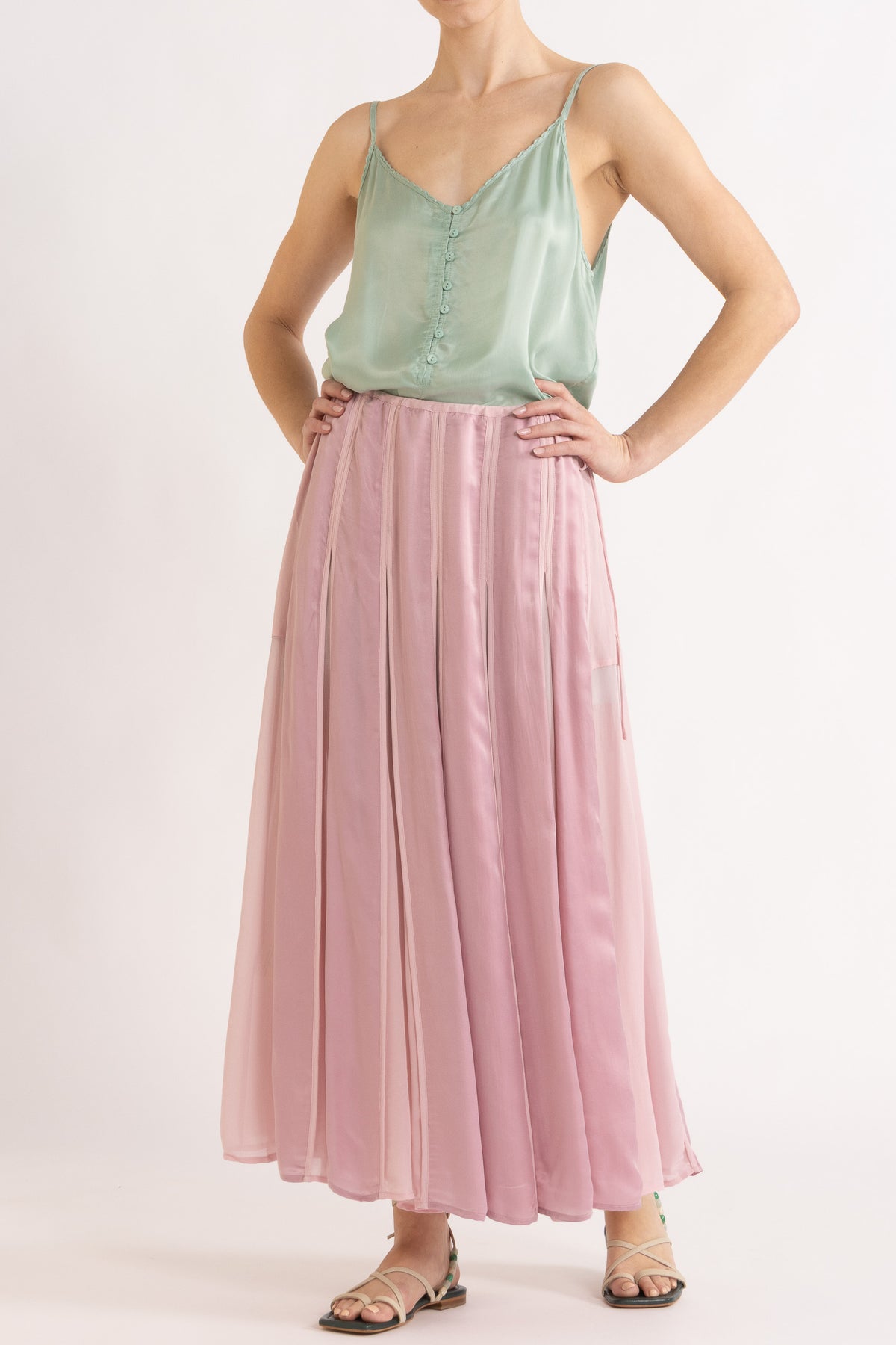 Marli Cupro Satin Playsuit