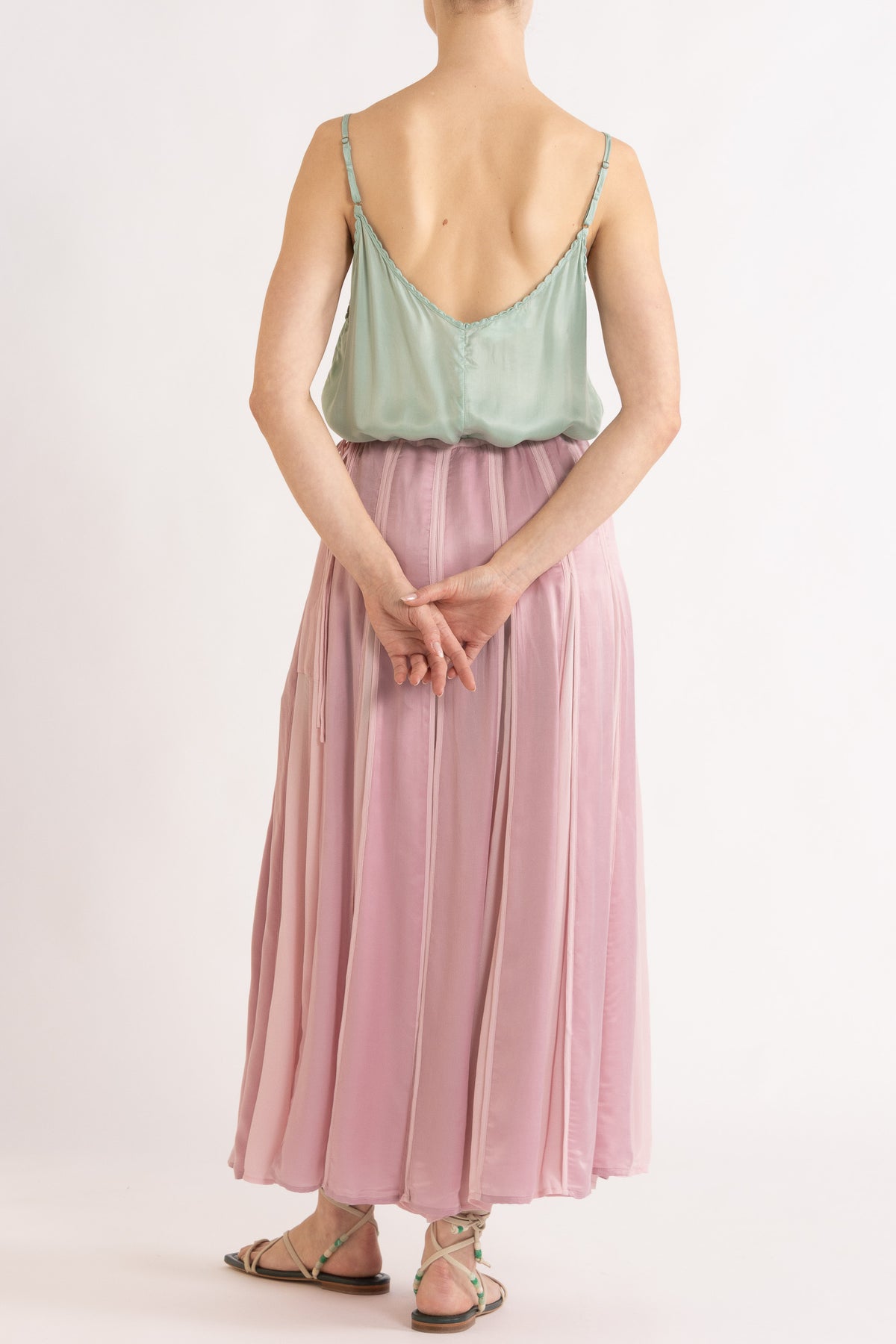 Marli Cupro Satin Playsuit