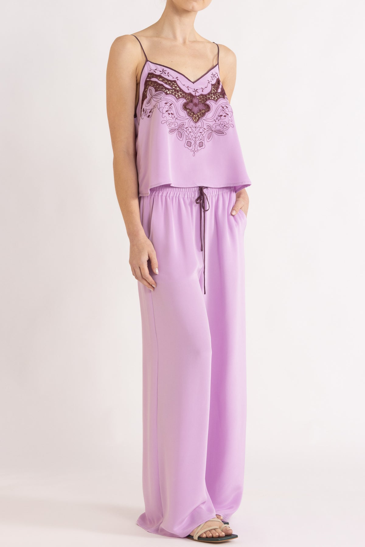 Lina Silk Crepe Cami