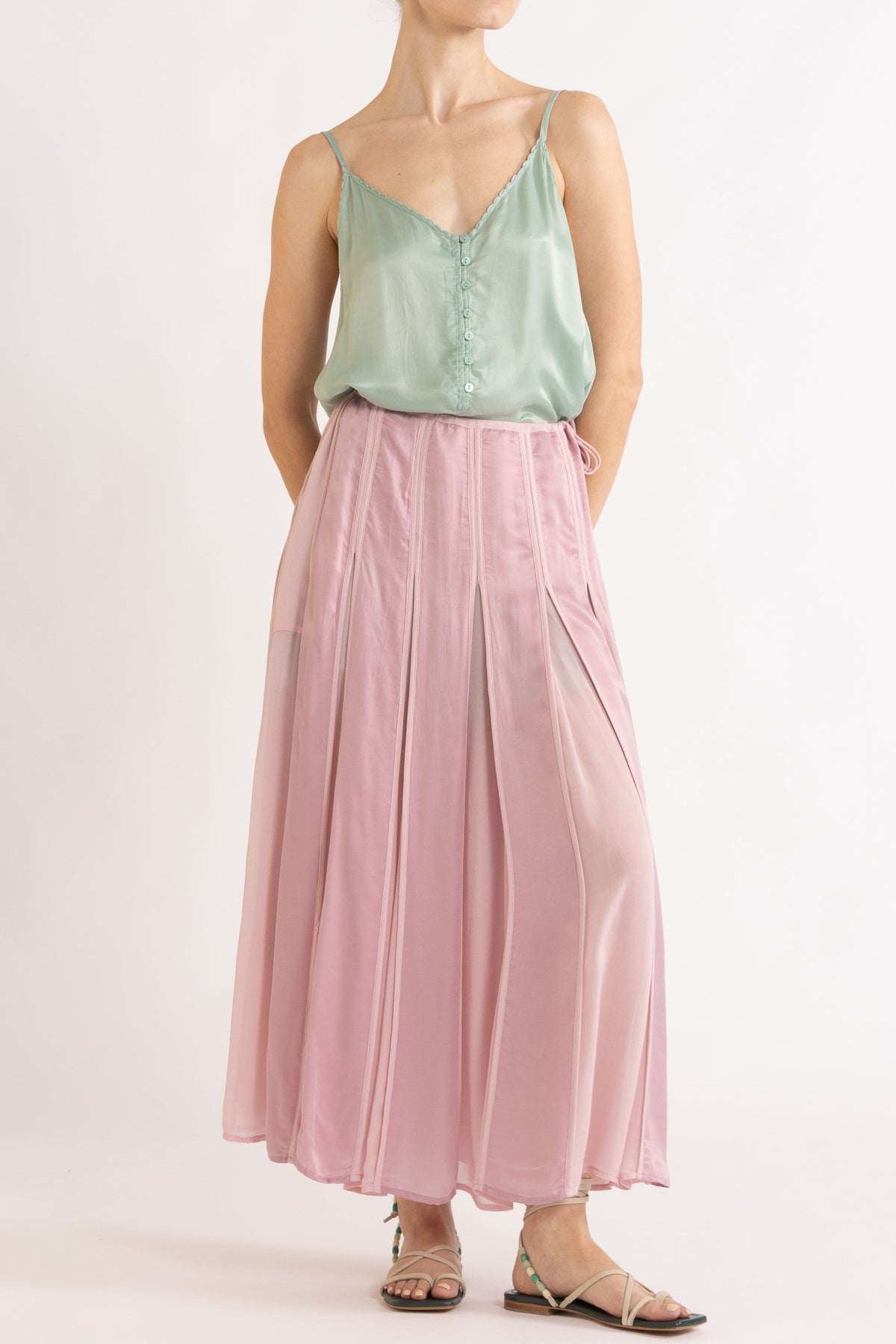 Marli Cupro Satin Playsuit