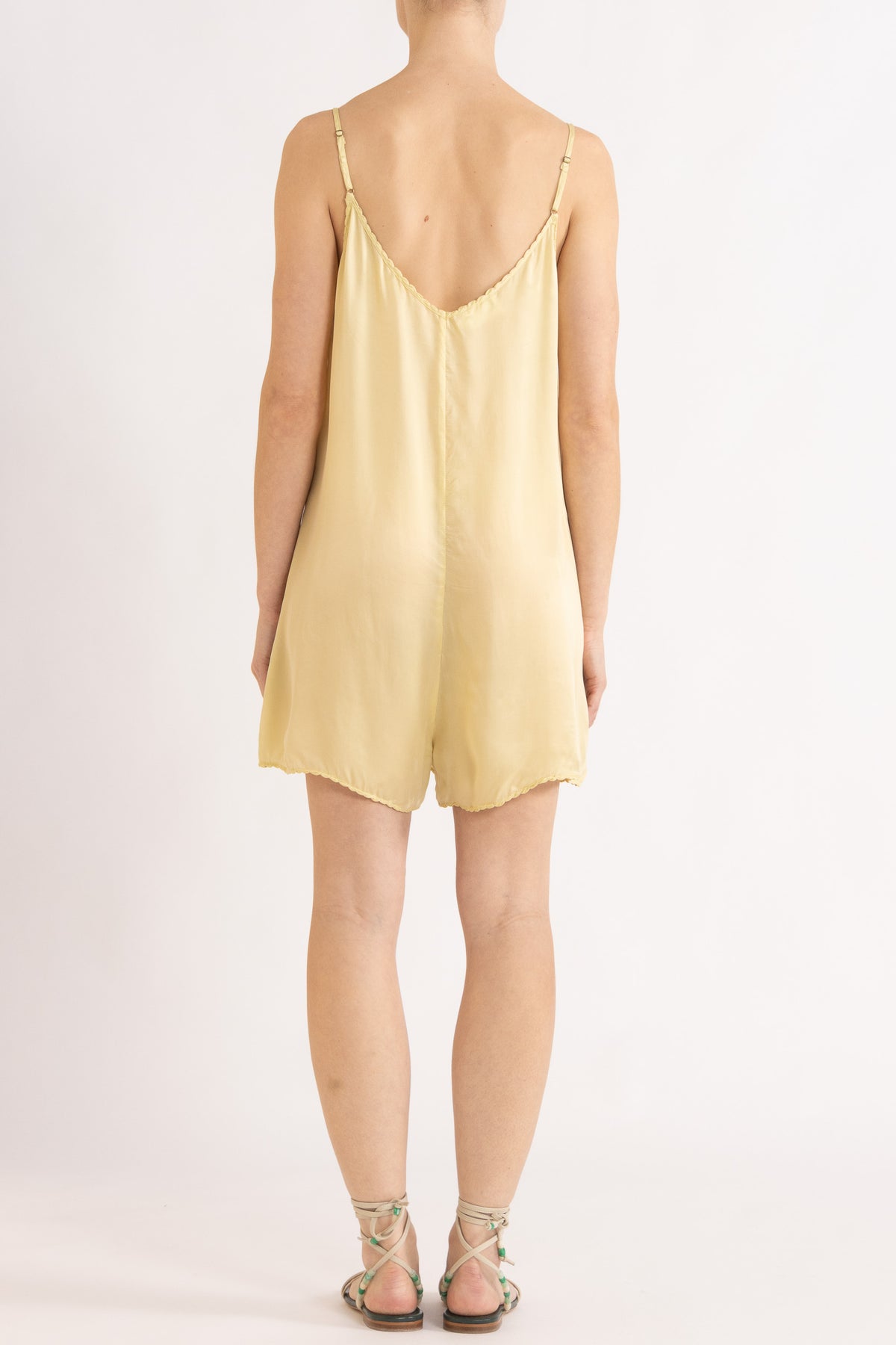 Marli Cupro Satin Playsuit