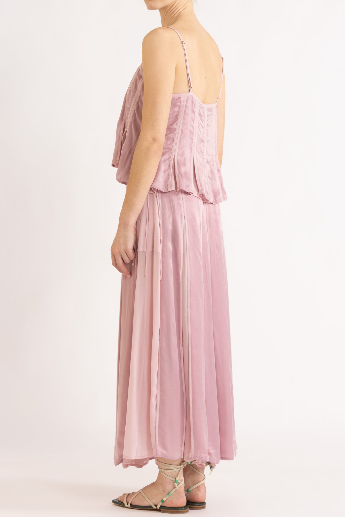 Evara Box Pleat Skirt