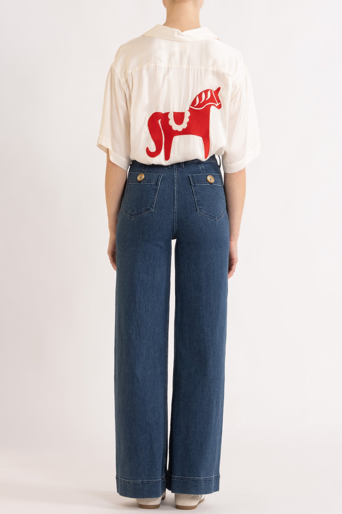 Caballo Embroidered Short Sleeve Shirt