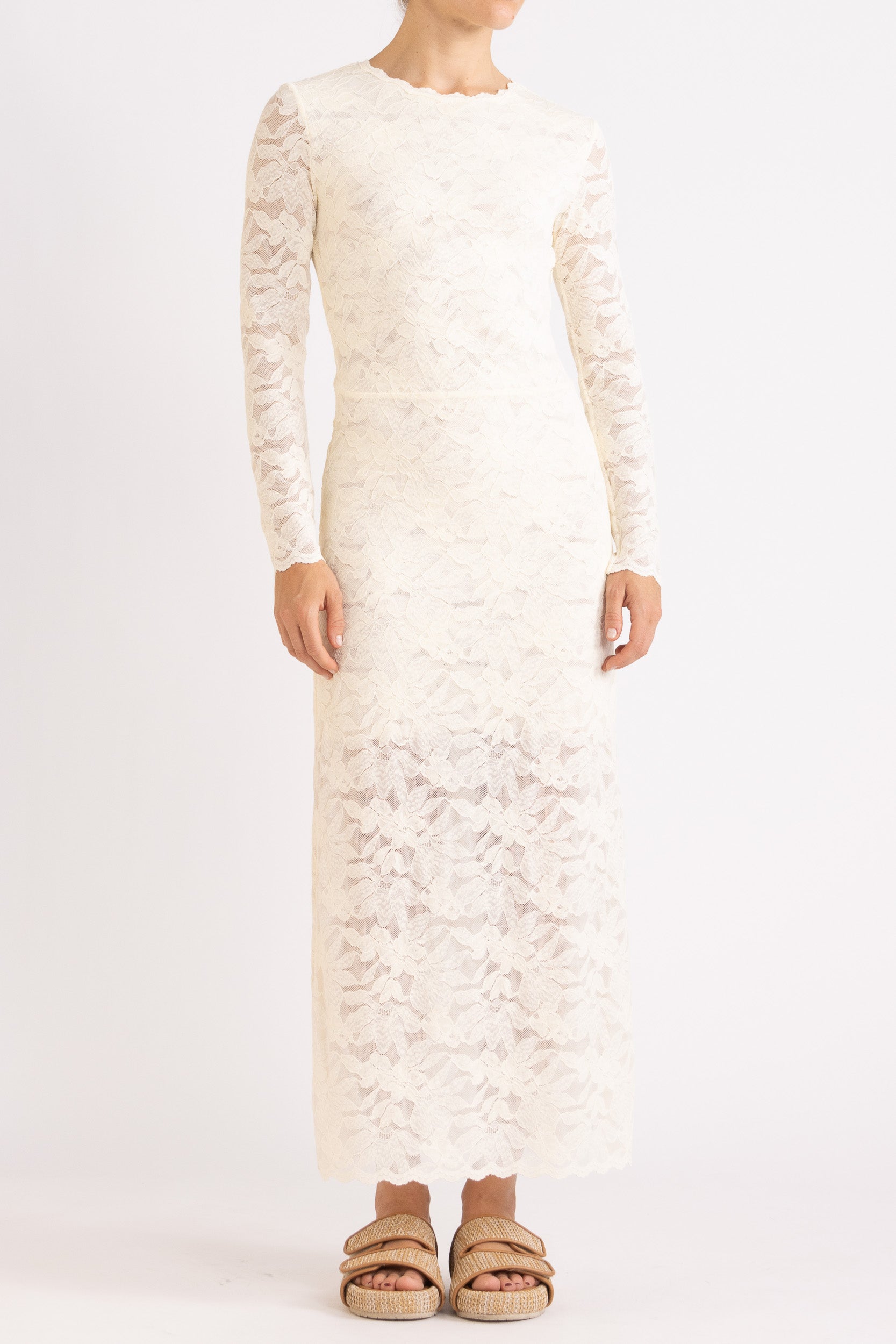 Erika Lace Long Sleeve Dress