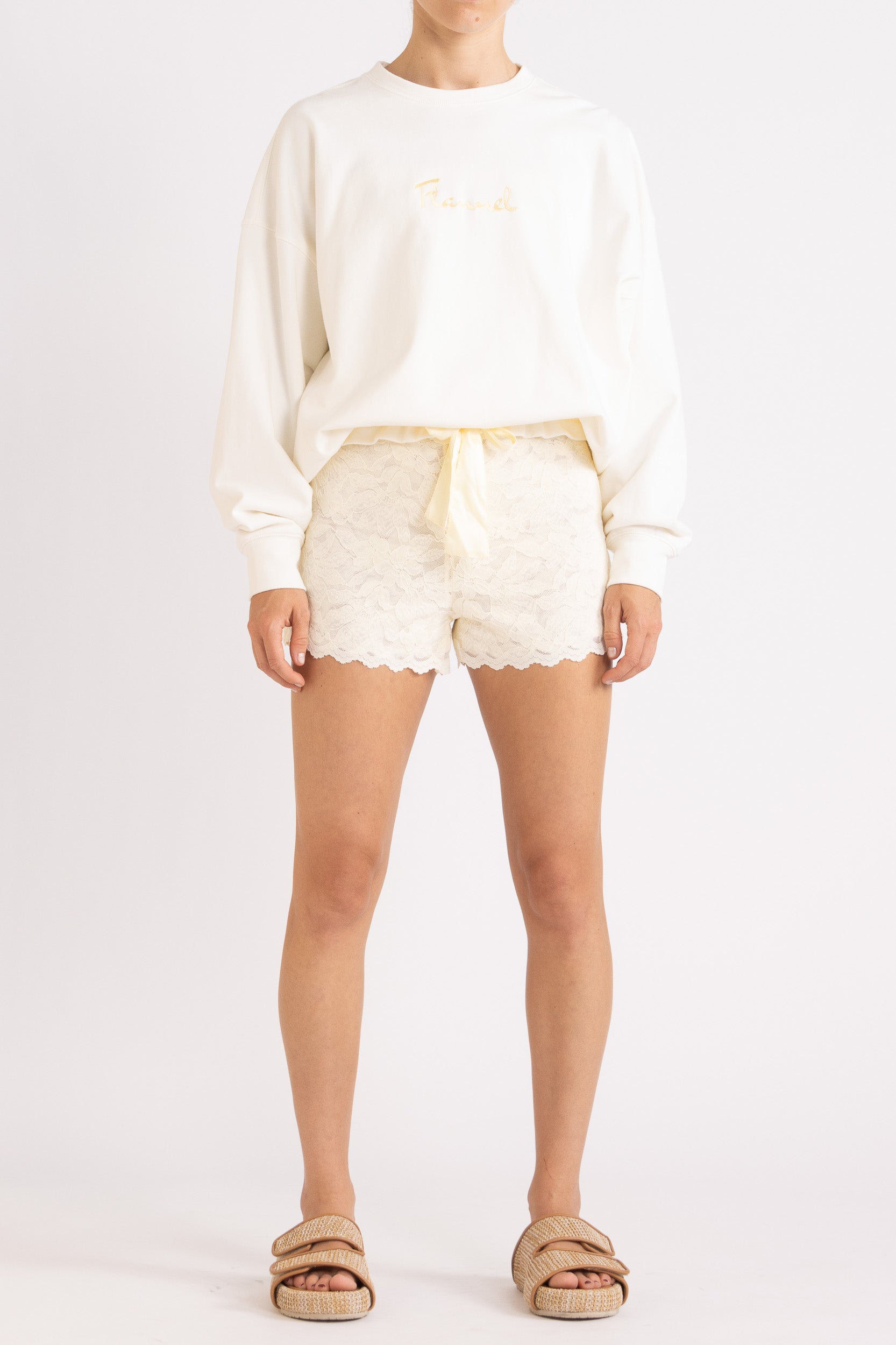 Pep Loopback Cotton Logo Sweater