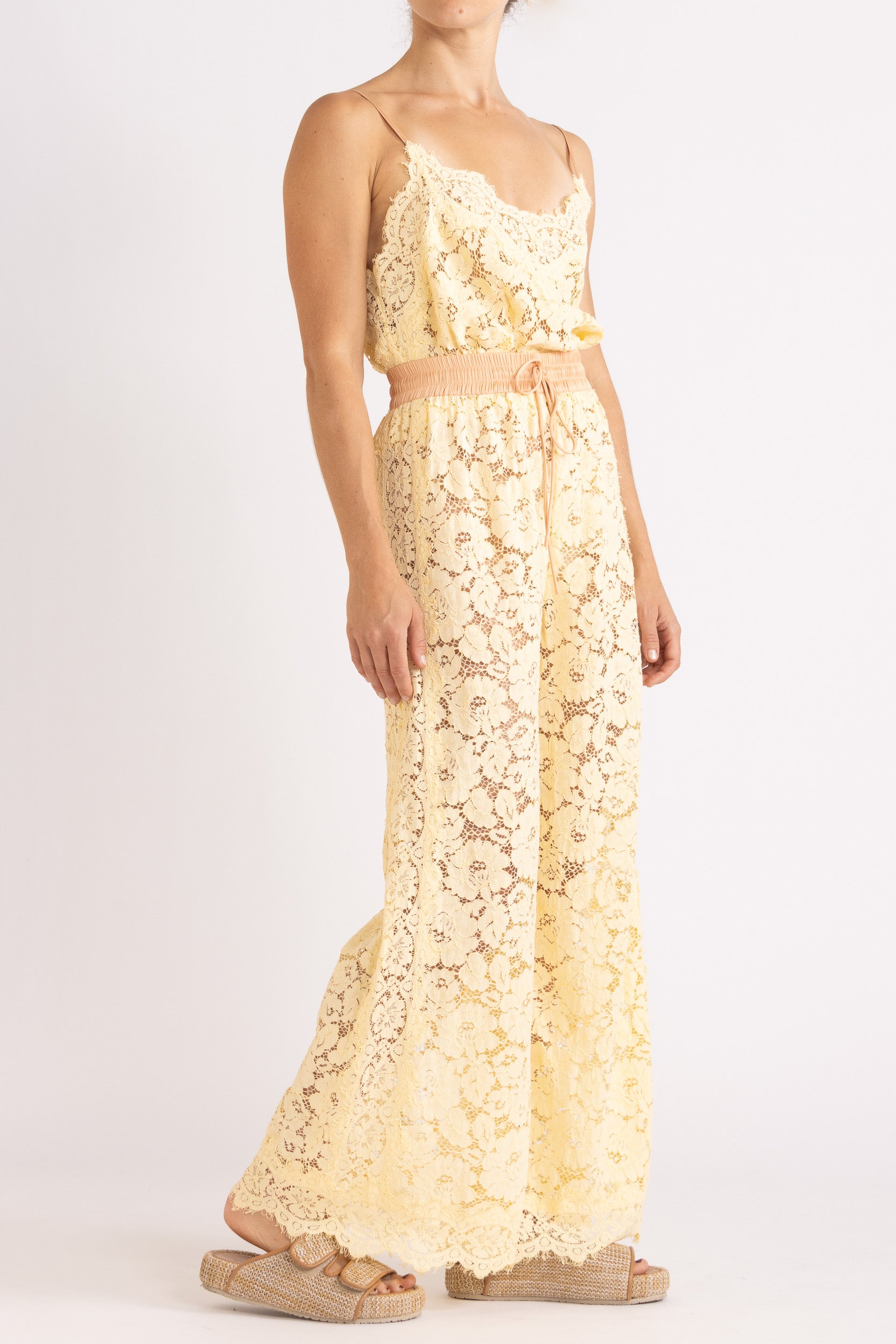 Tilly Wide Leg Lace Pant