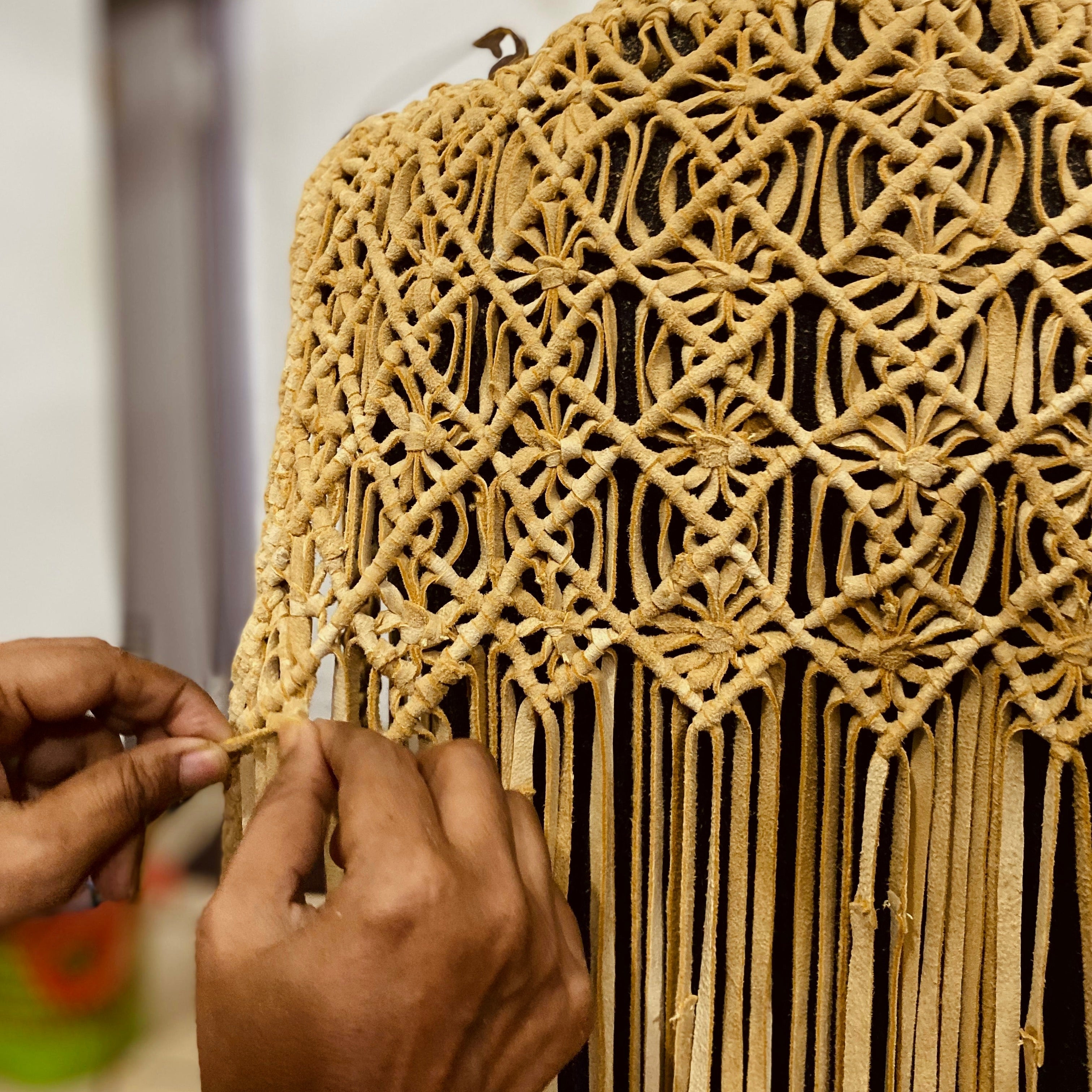 Fashion as Living Art: Inside the Making of the Artemis Suede Vest
