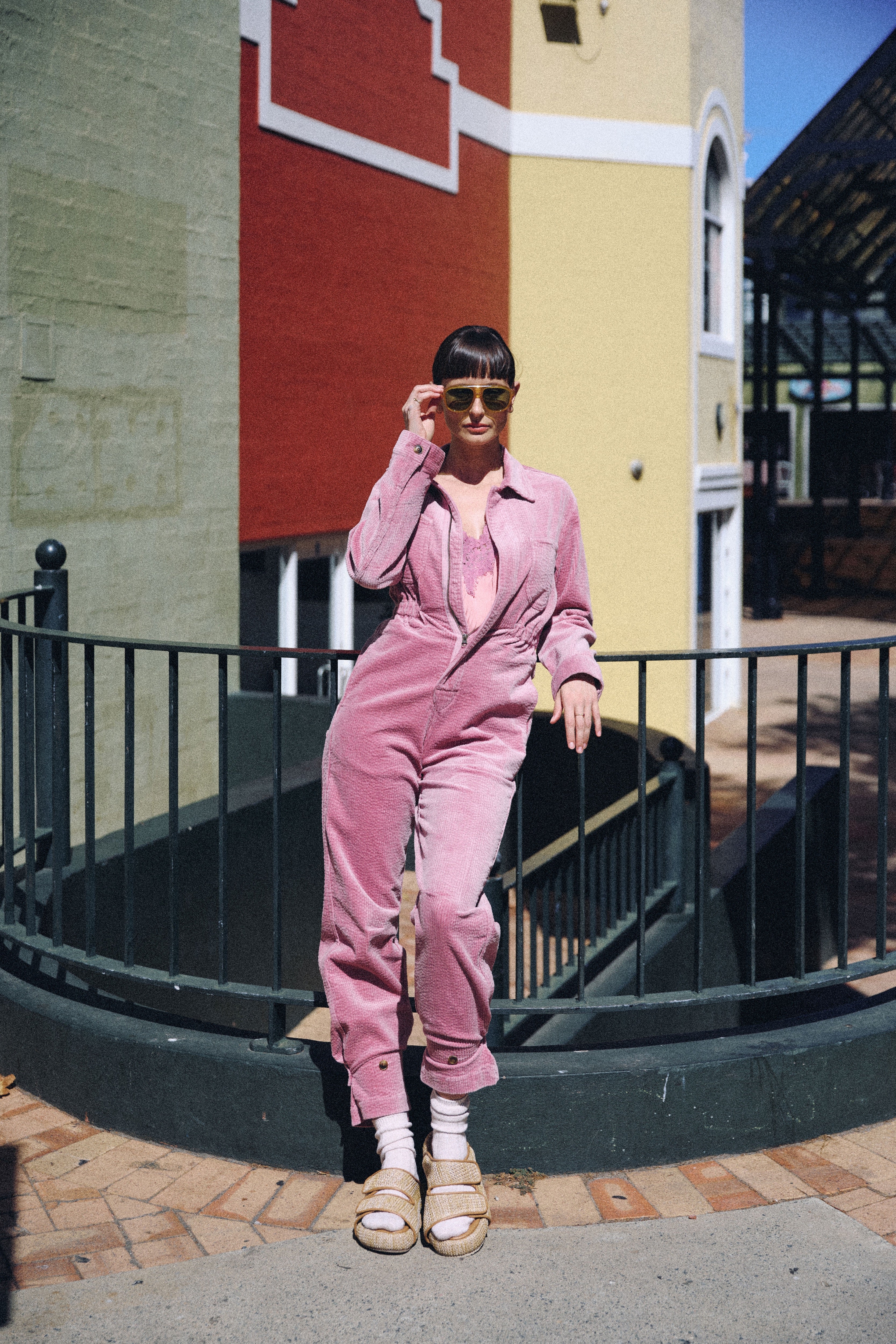 Ensemble - Dune Jumpsuit, Nettie Cami & Camie Slide
