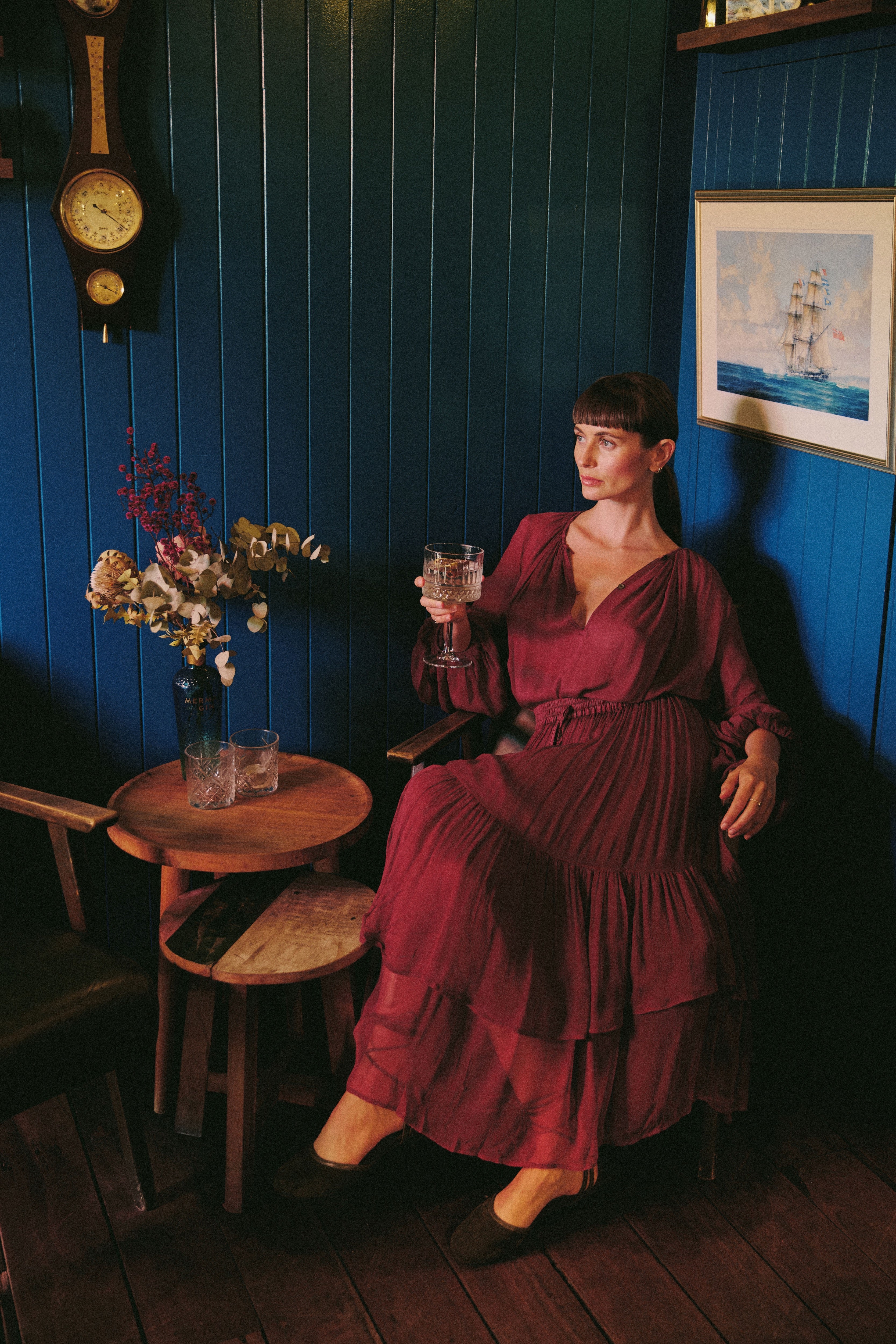 Ensemble - Lucinda Long Sleeve Top, Lucinda Skirt & Tiana Heel