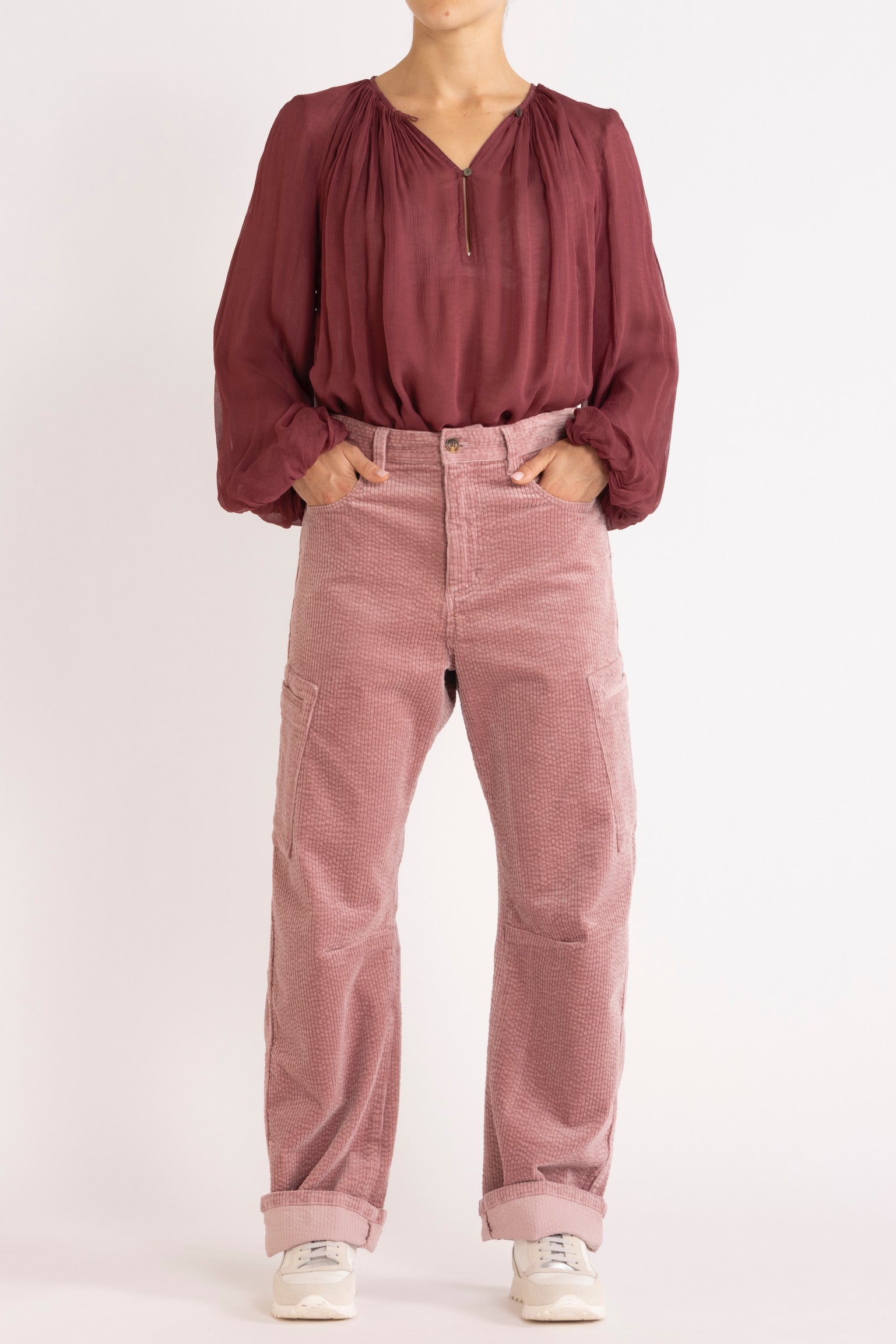 Ensemble - Lucinda Long Sleeve Top, Dune Pant & FLANNEL Sneaker