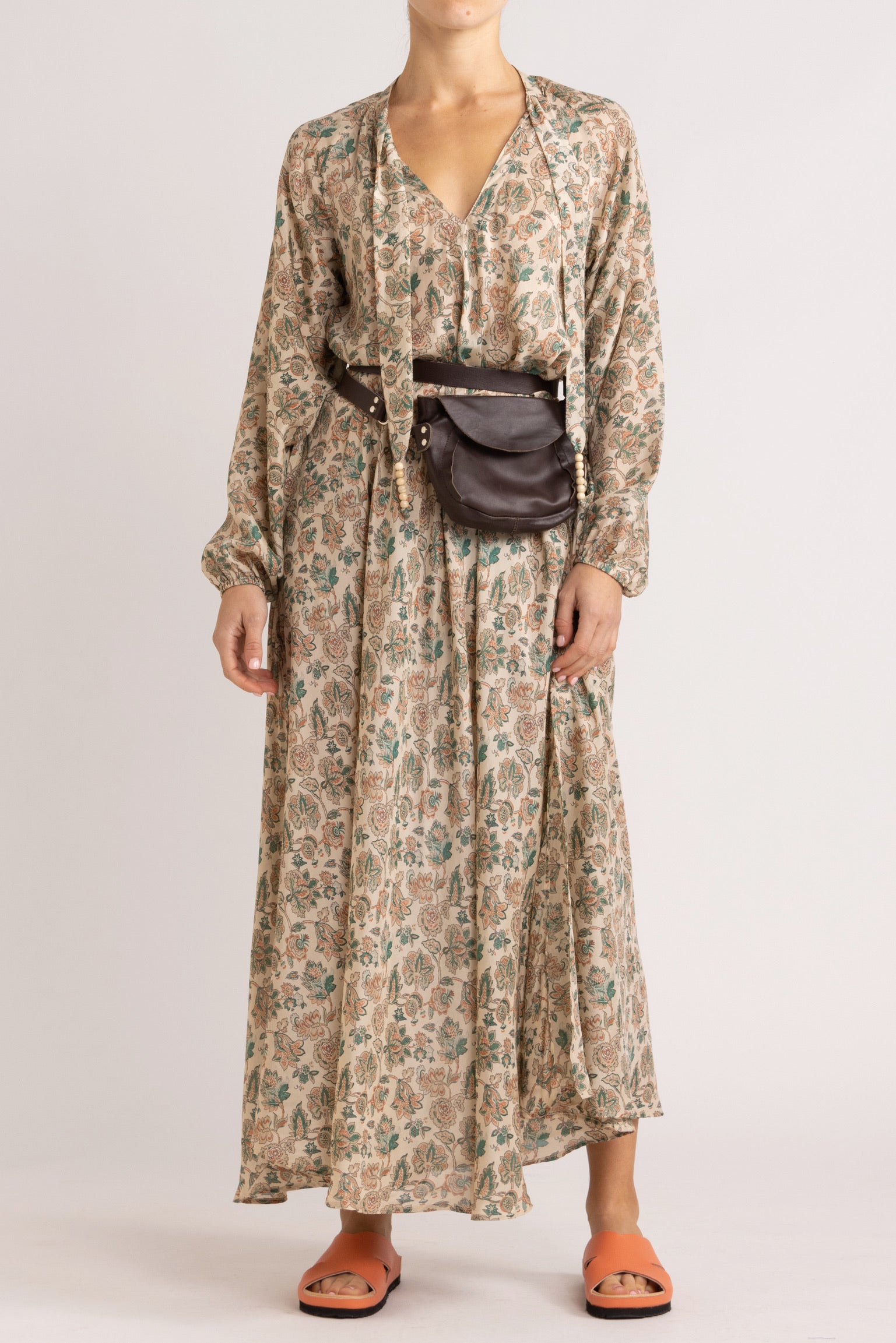 Ensemble - Paloma Maxi Dress, Kindred Pouch & Hawn Slide