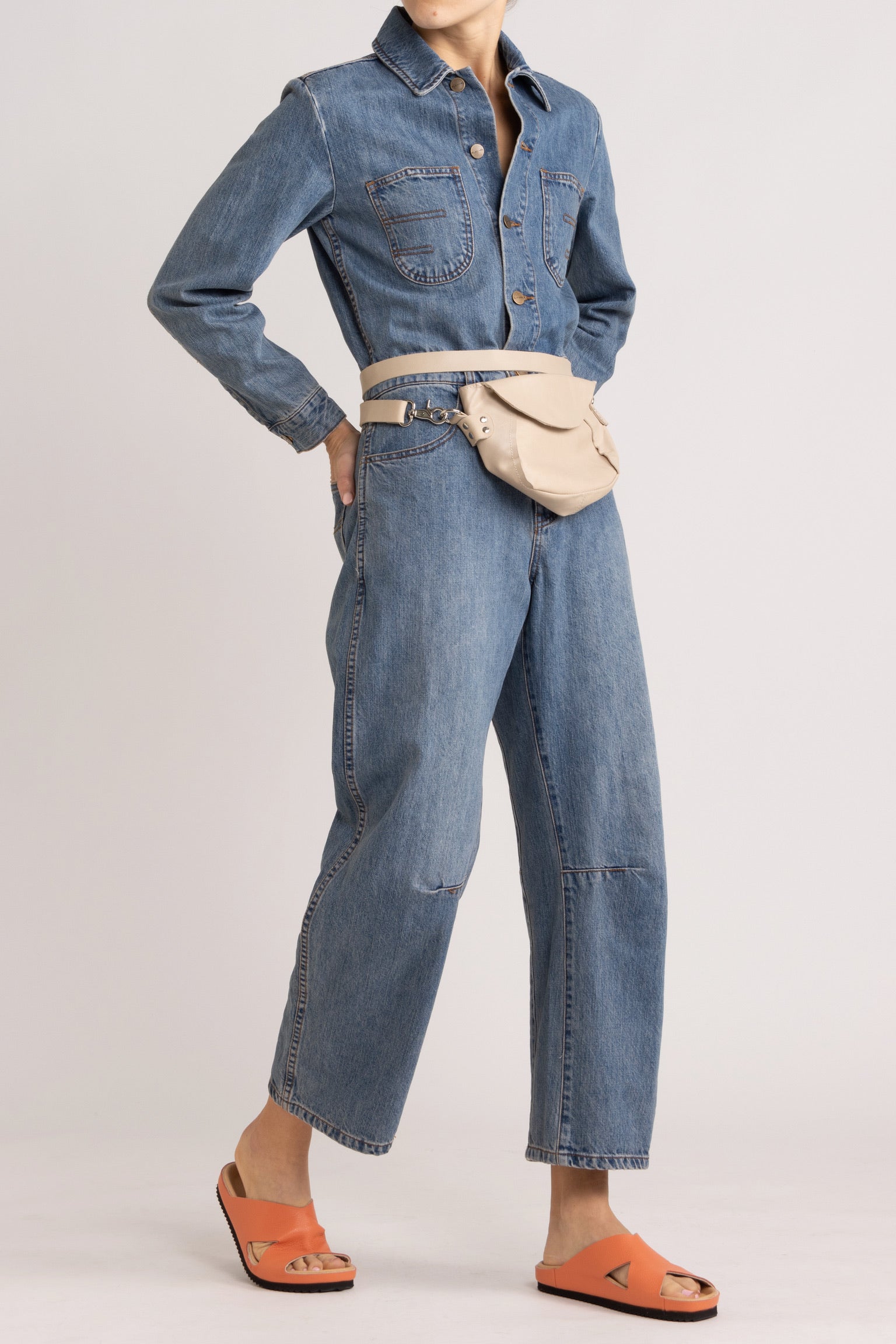 Ensemble - Clay Jumpsuit, Kindred Pouch & Hawn Slide