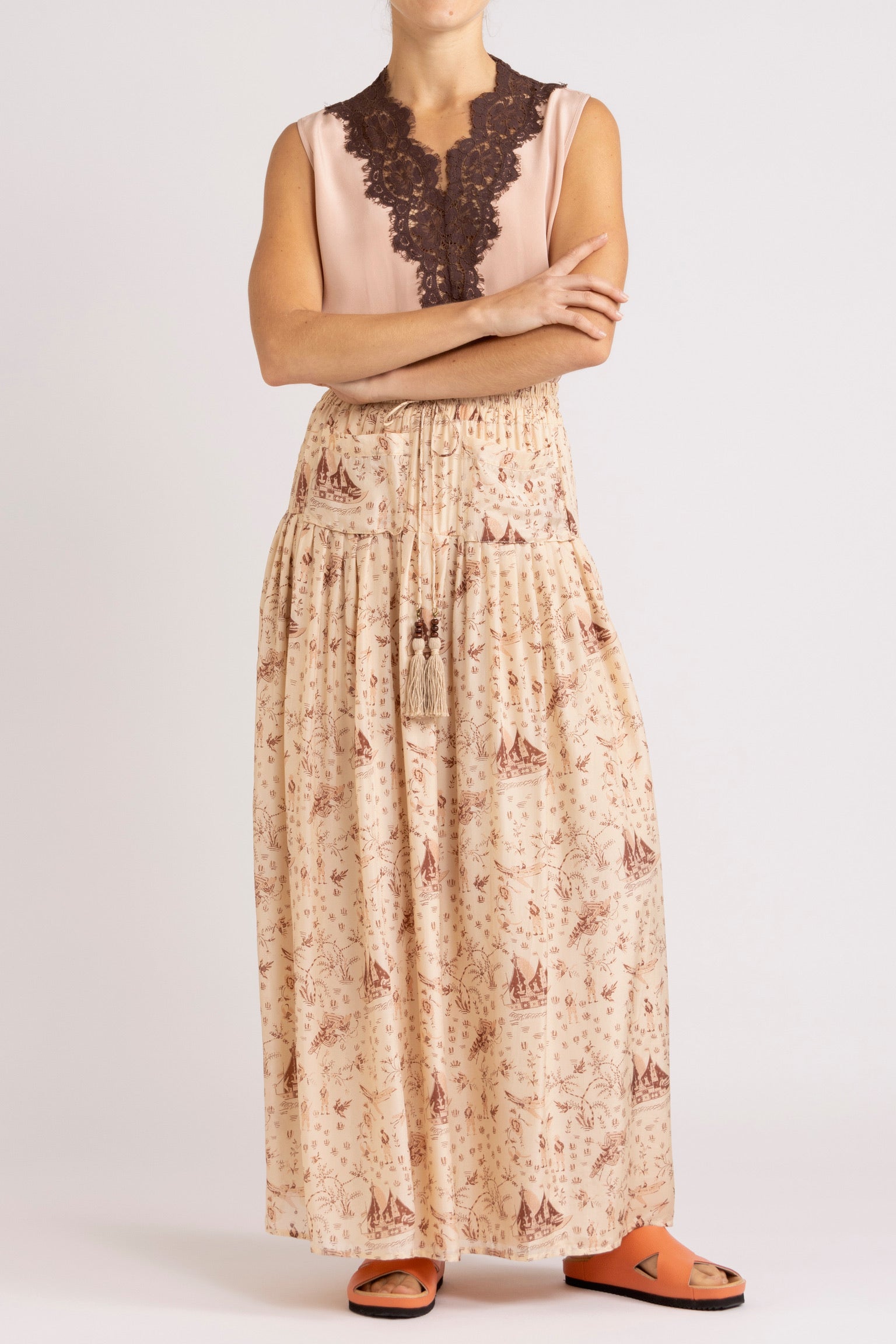 Ensemble - Nettie Sleeveless Top, Sinclair Skirt & Hawn Slide