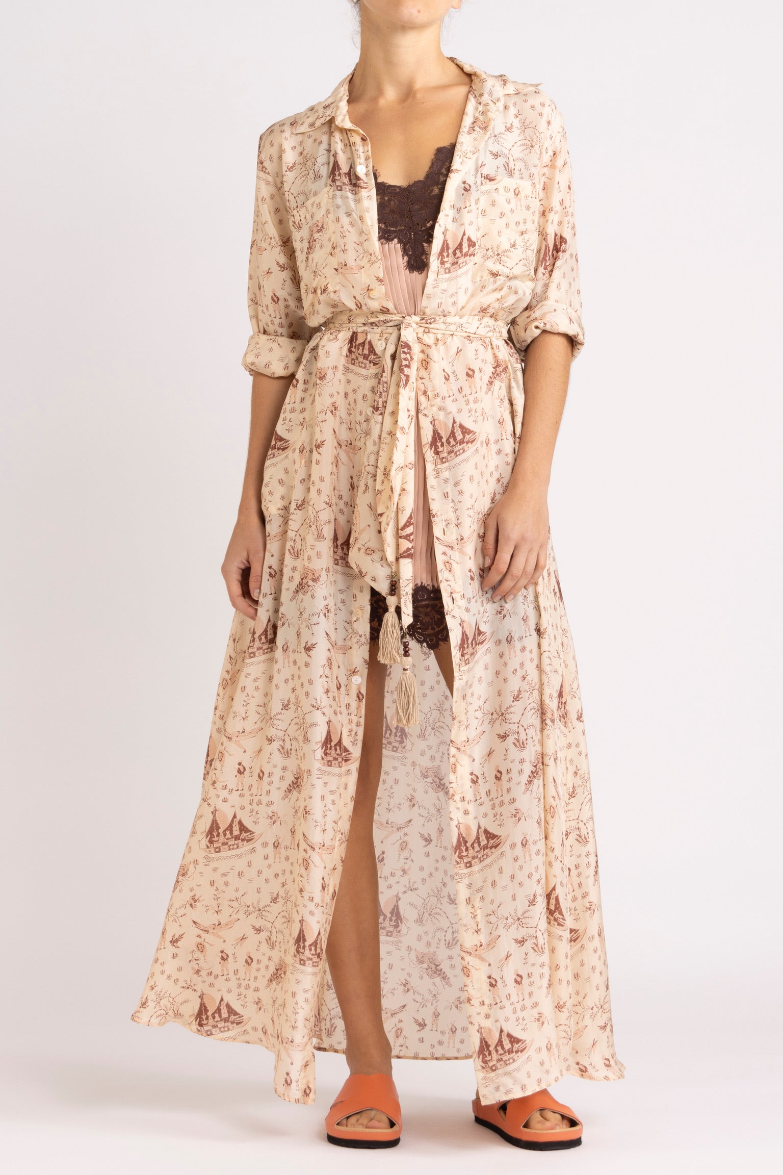 Ensemble - Sinclair Shirt Dress, Nettie Slip & Hawn Slide