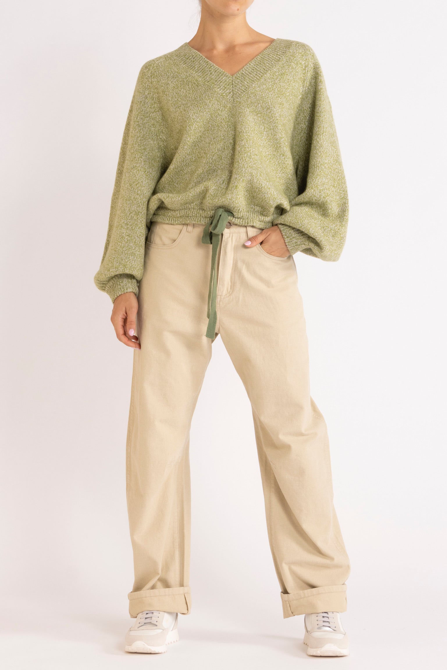 Ensemble - Trinity Sweater, Melina Pant & FLANNEL Sneaker