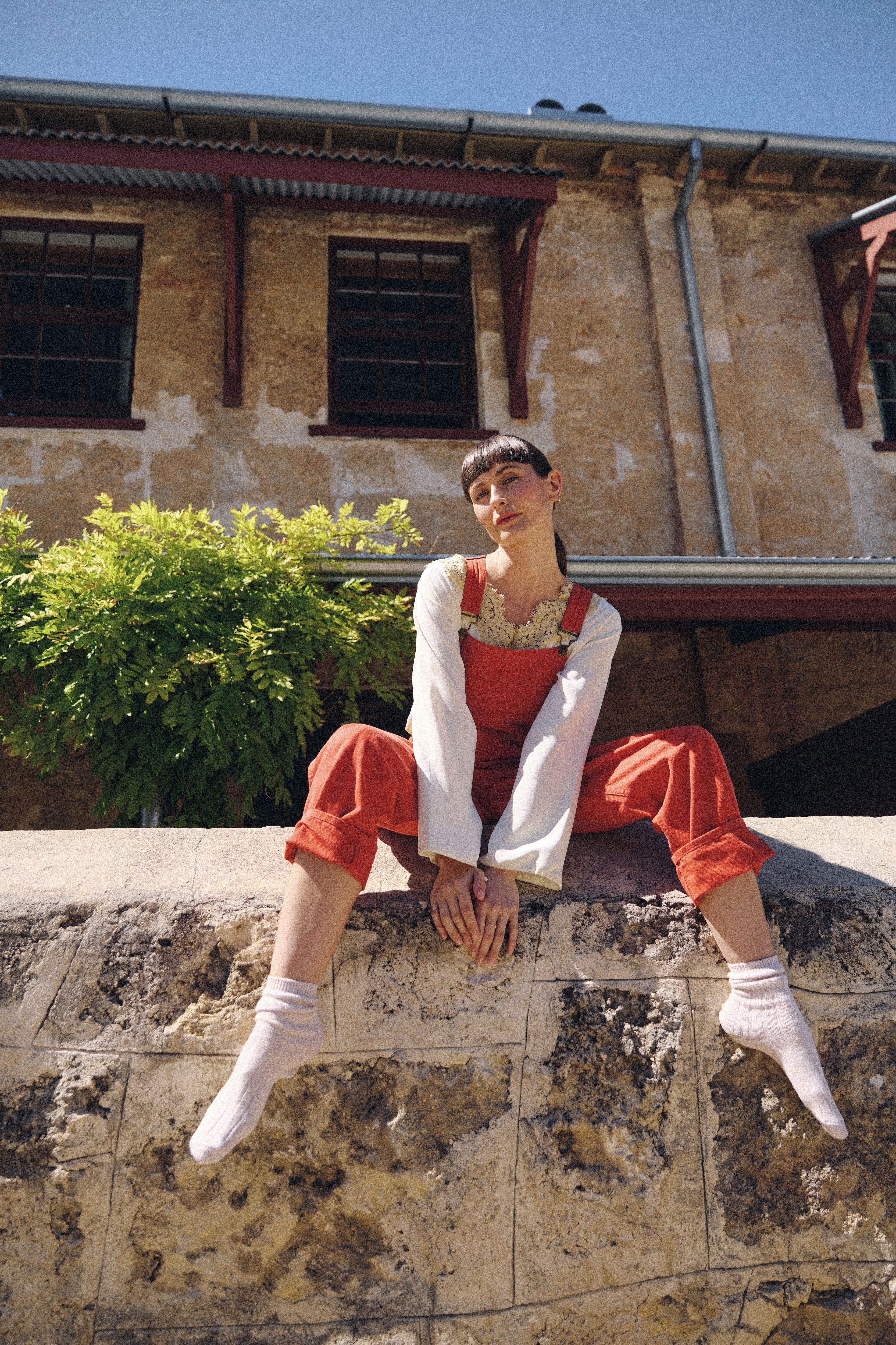 Melina Cotton Twill Overalls