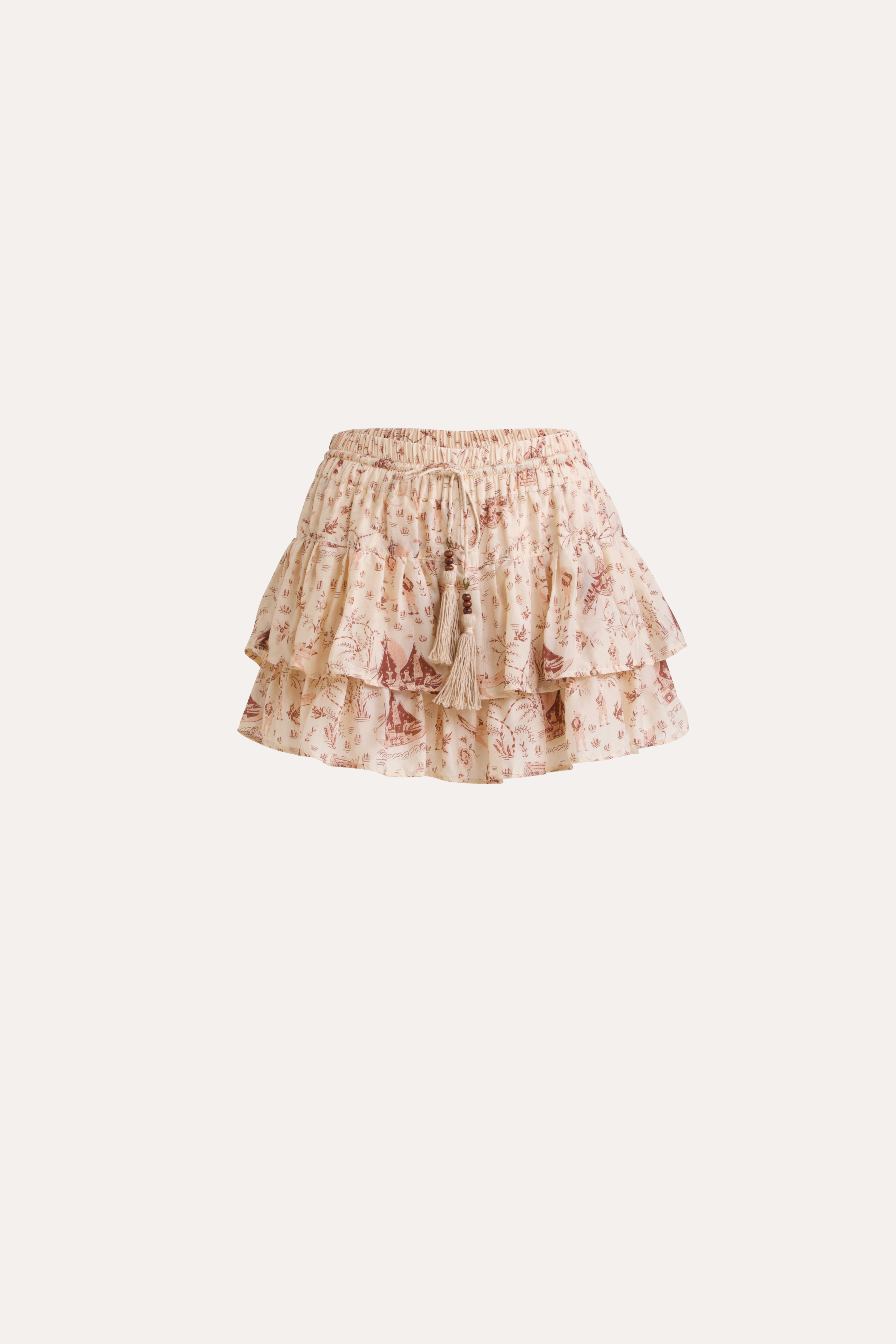 Flannel frill skirt best sale