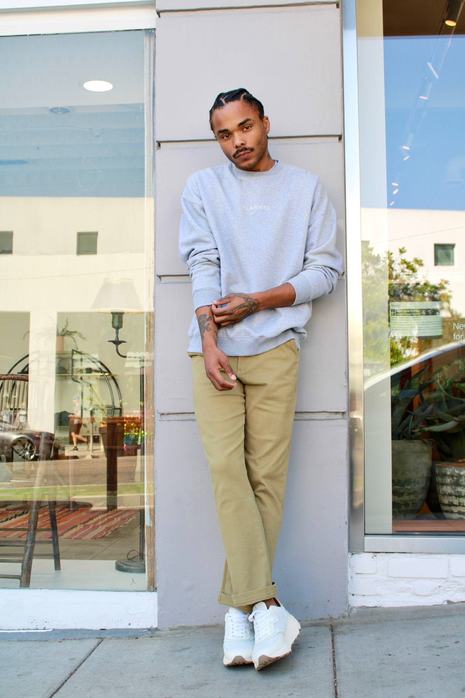 Leon Oversized Cotton Sweatshirt