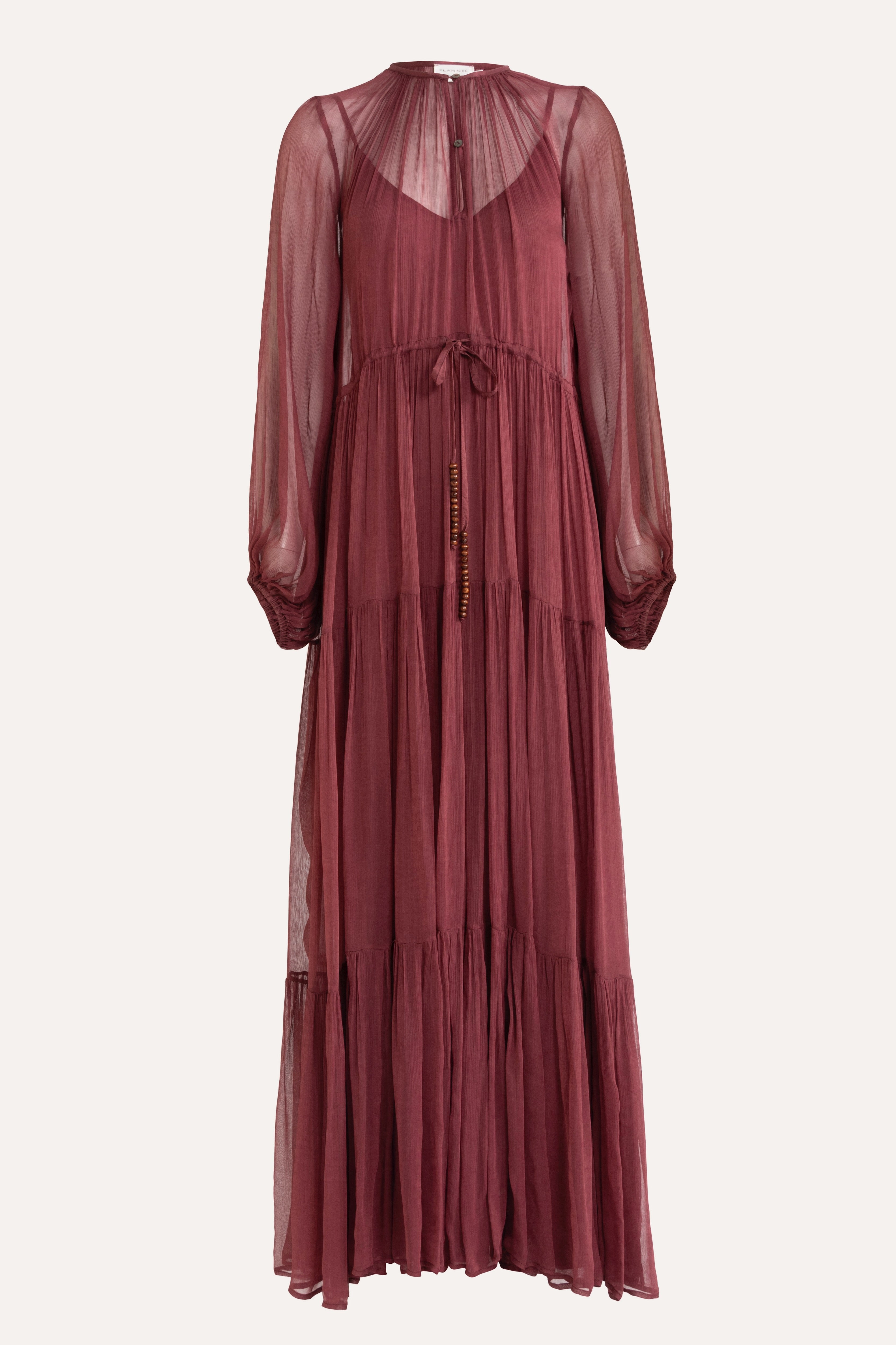 Lucinda Crinkle Chiffon Maxi Dress