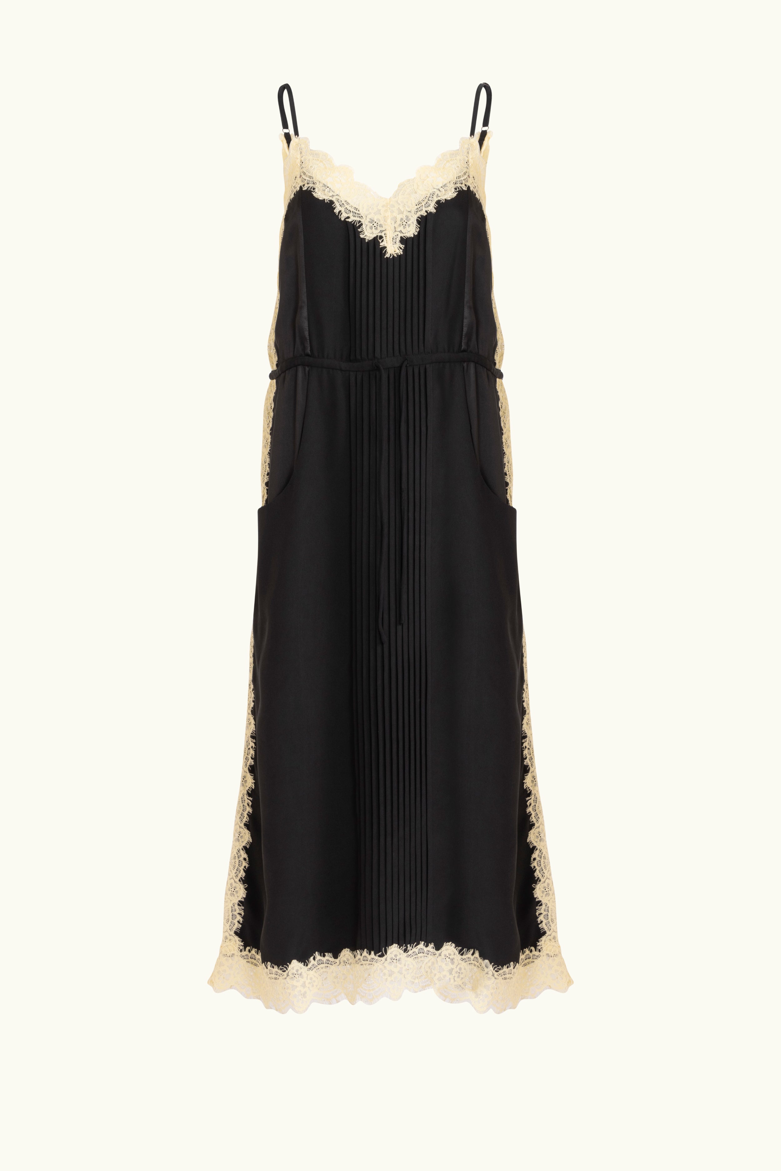Brodie Silk & Lace Cami Dress