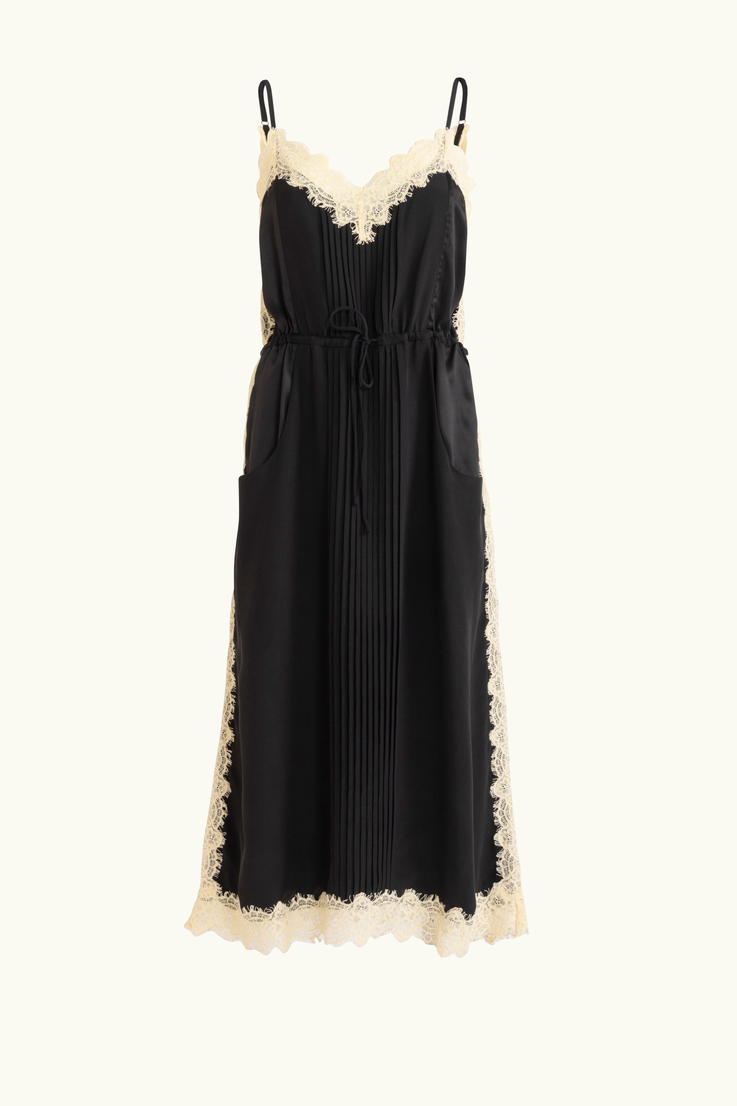 Brodie Silk & Lace Cami Dress